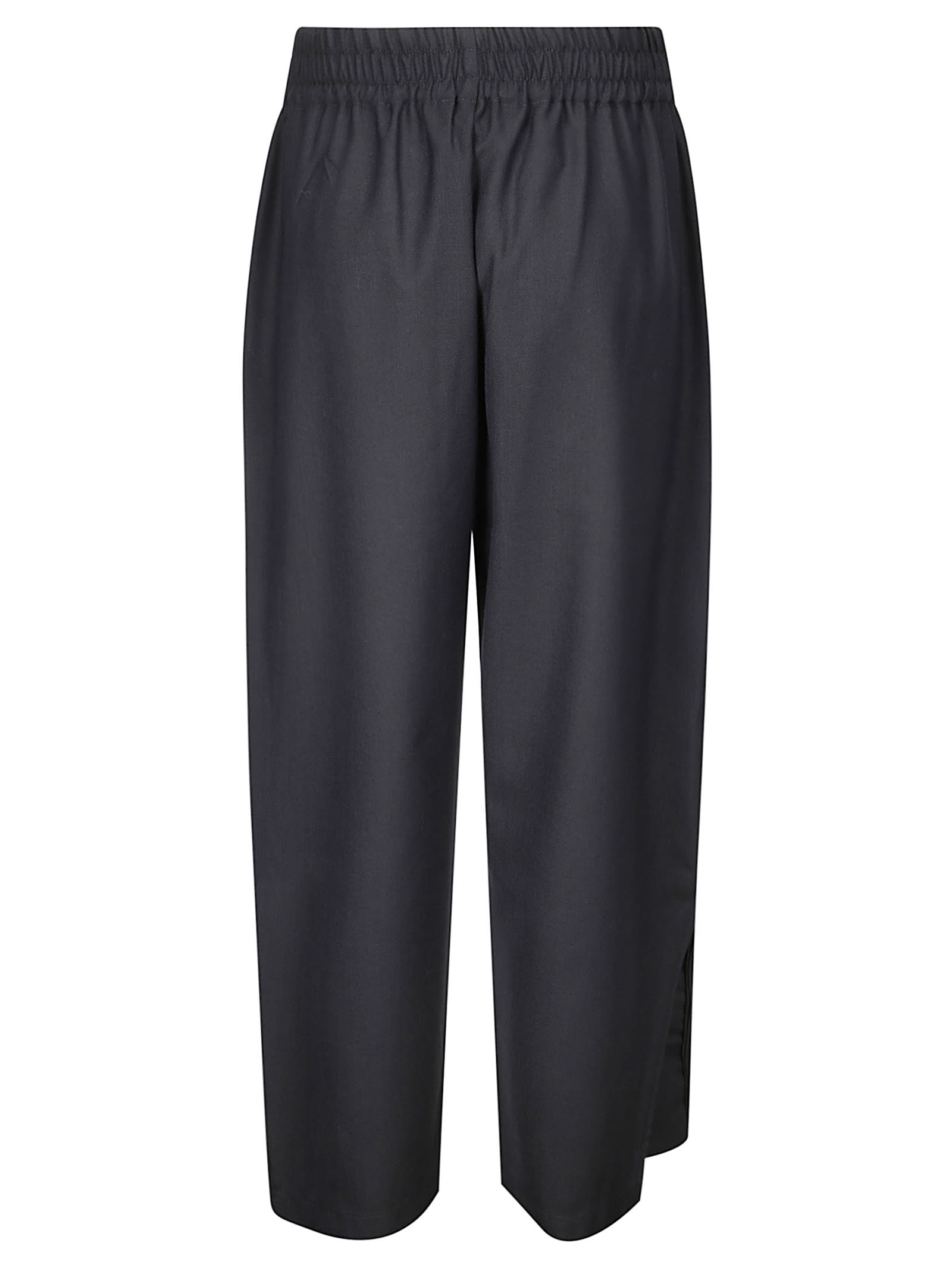 Studio Nicholson Sporty Curve Leg Mini Pant For Women In Darkest Navy