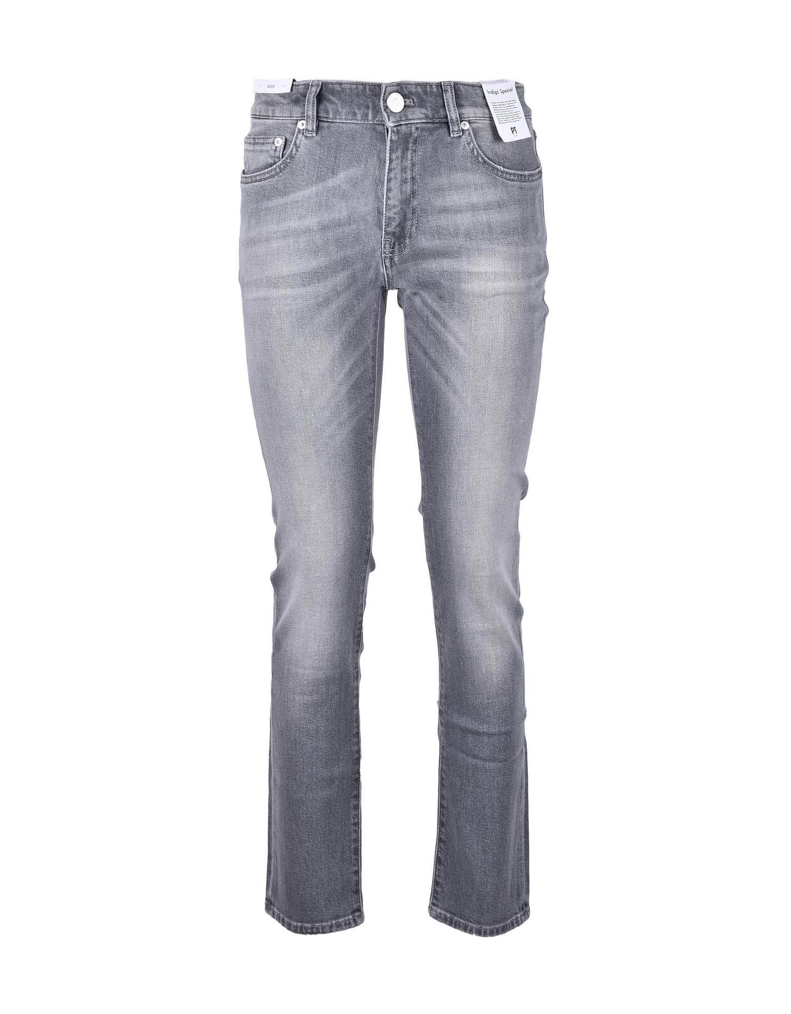 PT01 Womens Gray Jeans