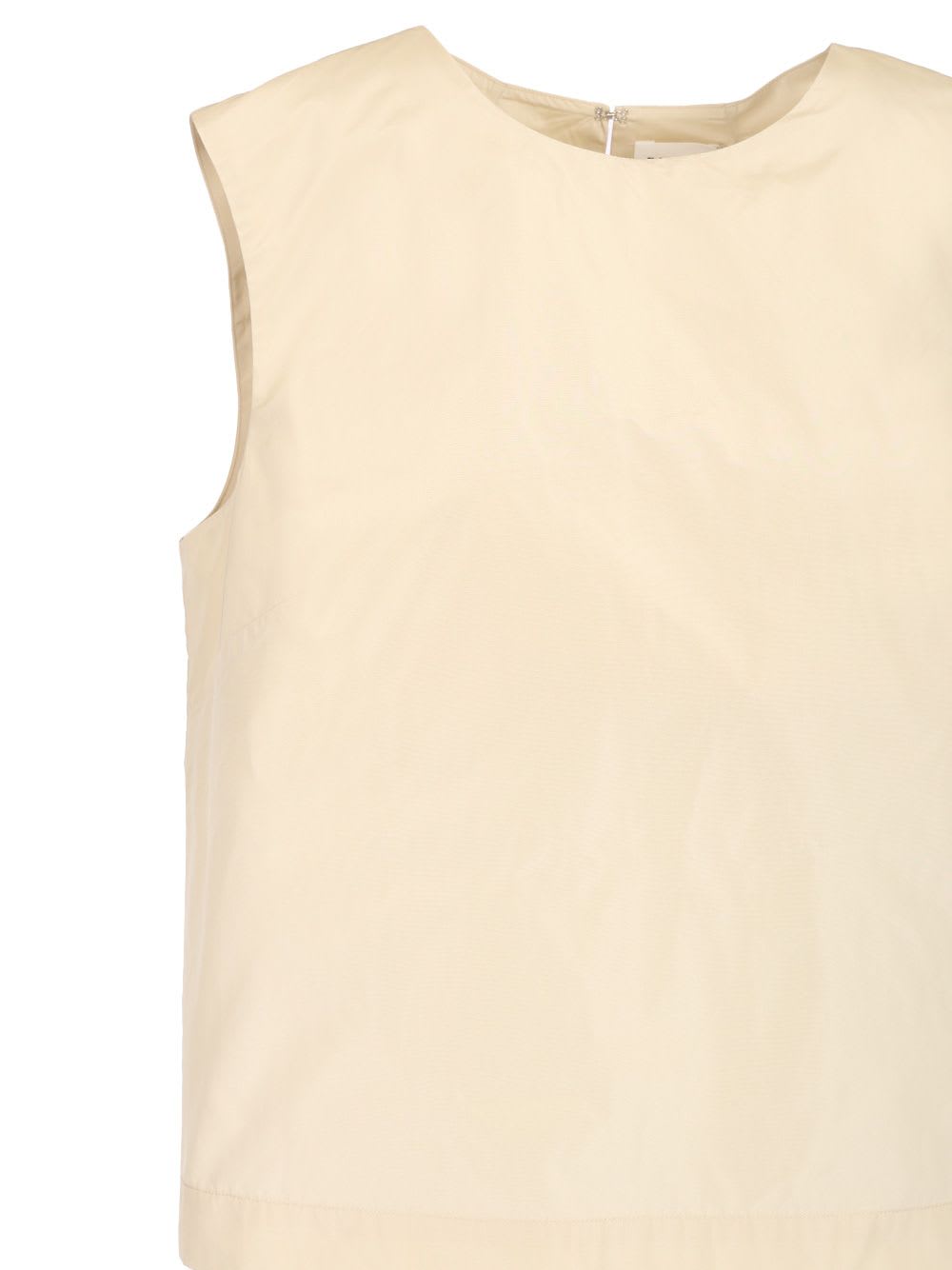 P.A.R.O.S.H PIMPY TAFFETA TOP