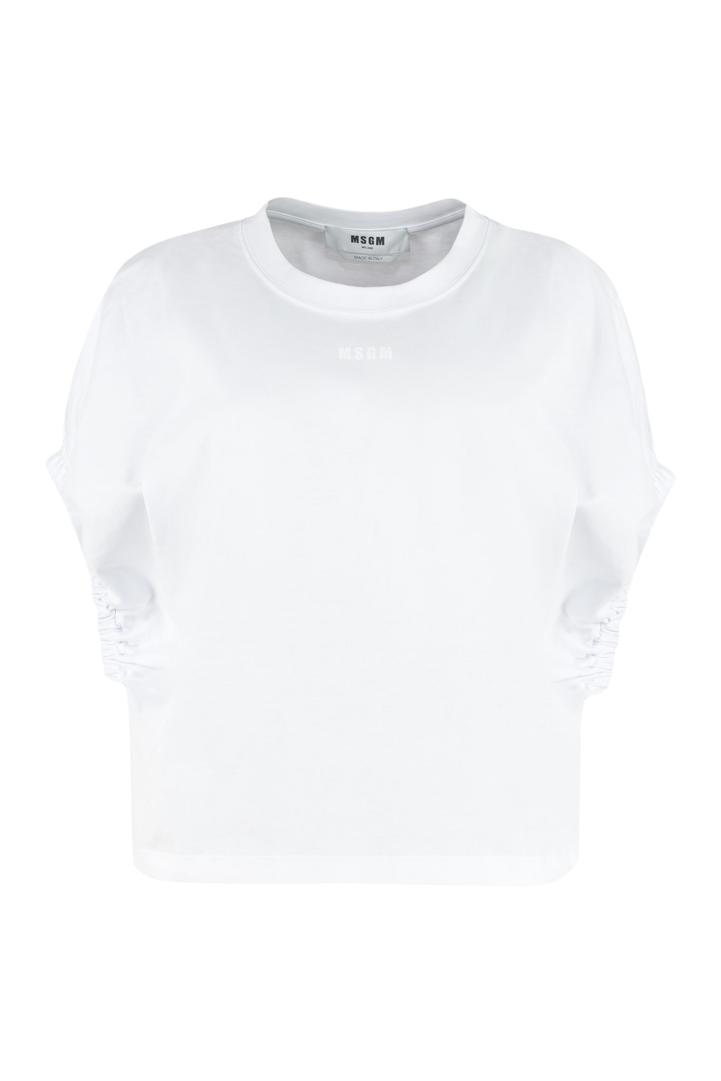 MSGM Cotton Crew-neck T-shirt