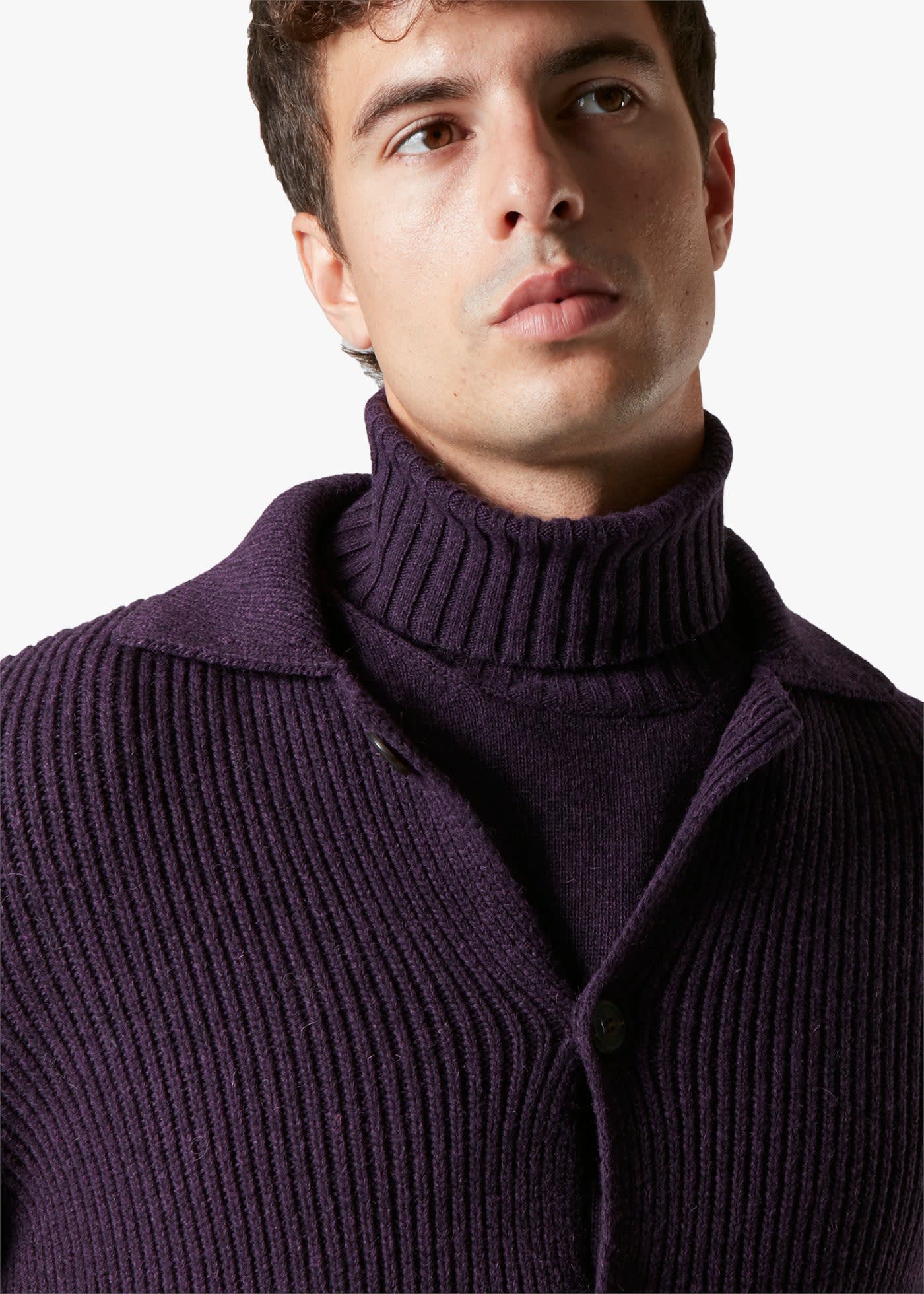 Shop Doppiaa Aamone Wool Knitted Jacket