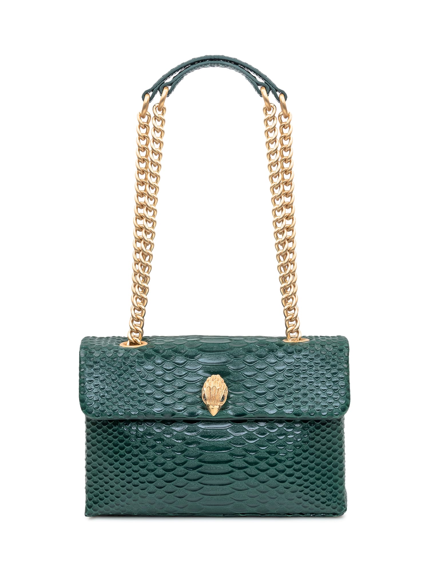 Shop Kurt Geiger Kensington Bag In Dark Green