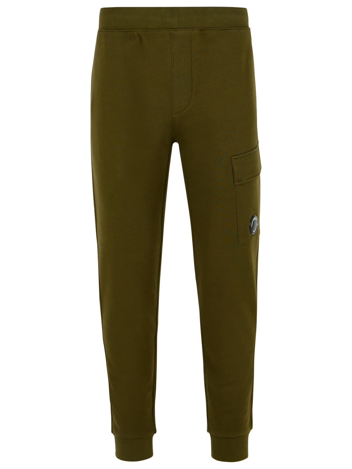 C.p. Company Utility Jogger Pants Featuring Cargo Pocket In Green