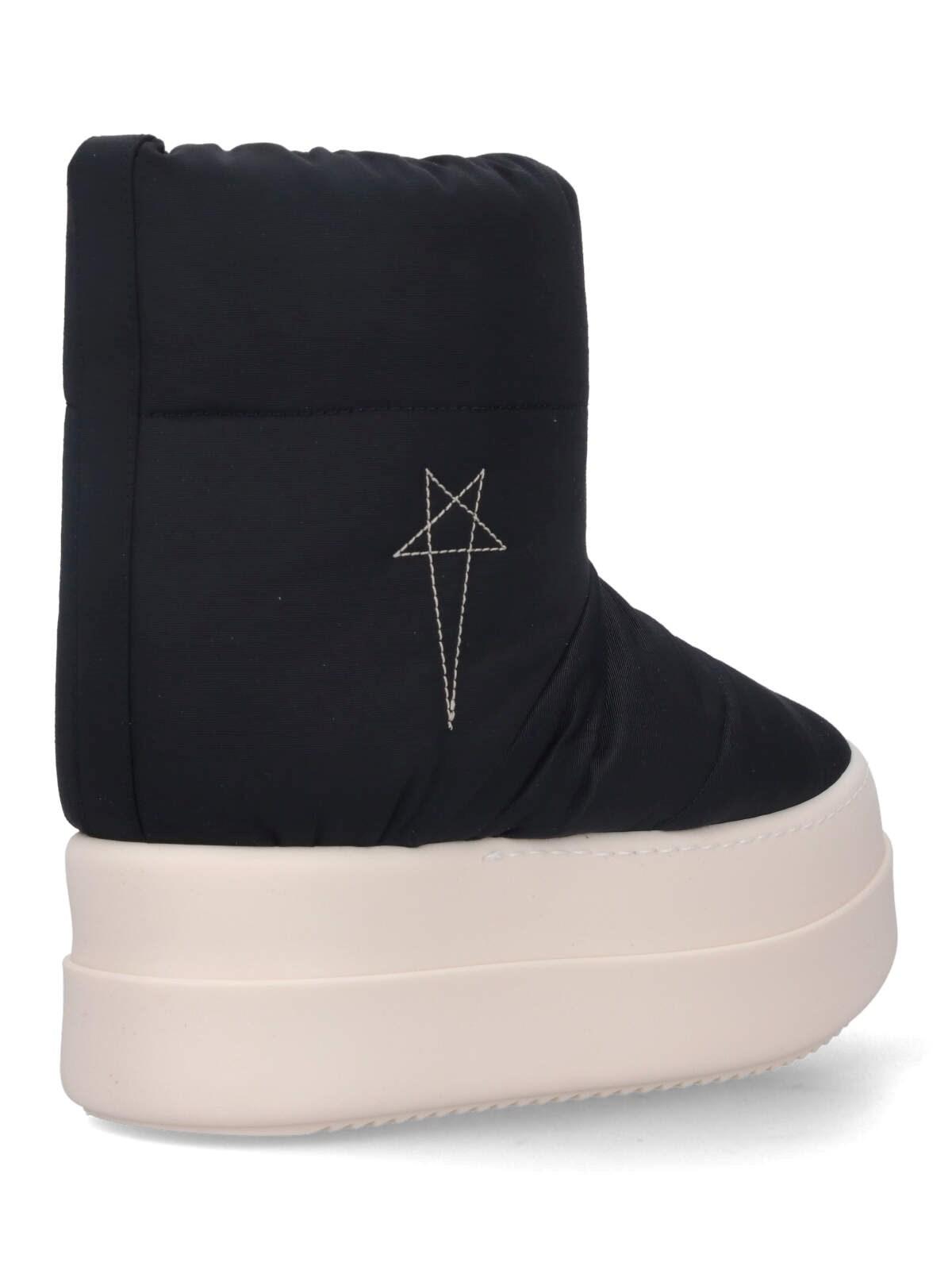Drkshdw Padded Ankle Boots Low Lunar In Black