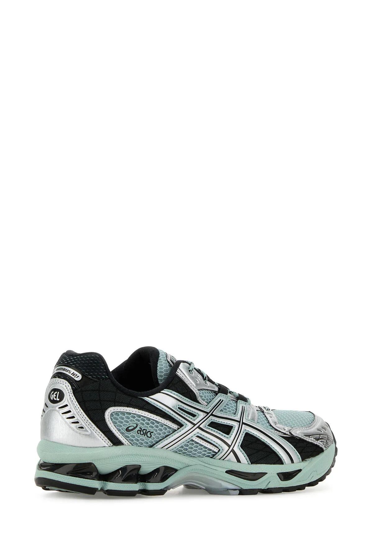 Shop Asics Multicolor Mesh And Rubber Gel-nimbus 10.1 Sneakers In Ocean Haze/pure Silver