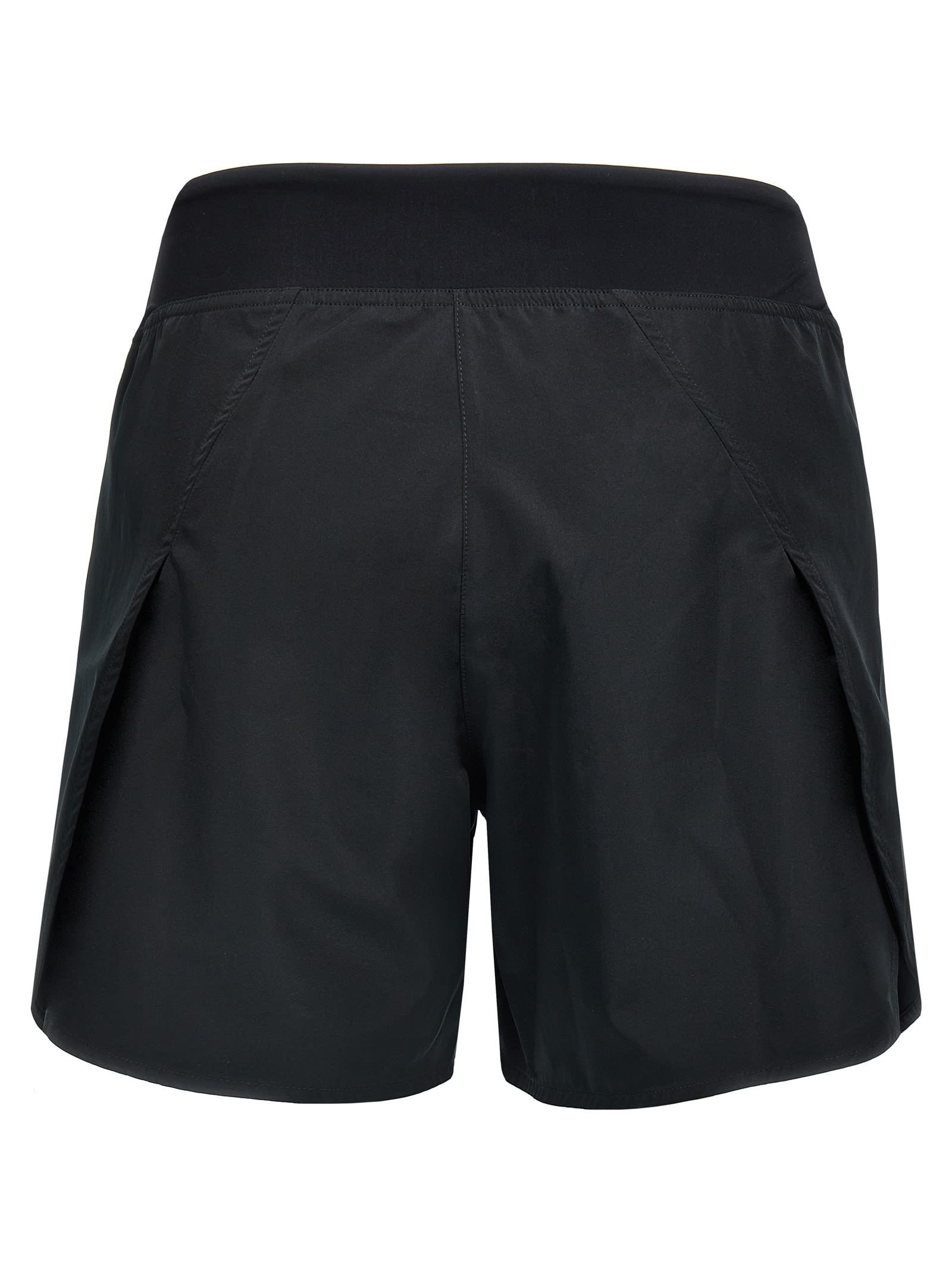 Jil Sander Knee-length Elastic Waistband Lightweight Shorts In Black