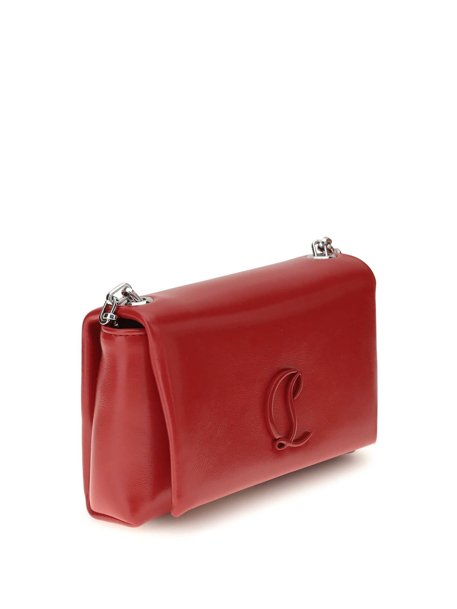 Christian Louboutin Loubi54 Shoulder Bag In Red