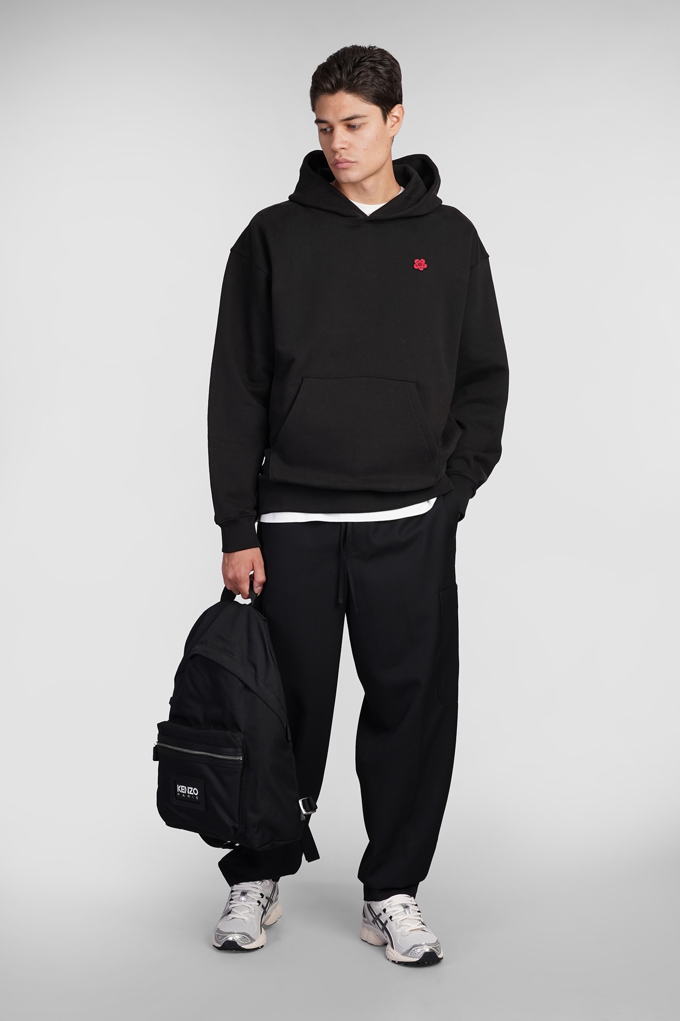 Shop Kenzo Sweatshirt In Black Cotton