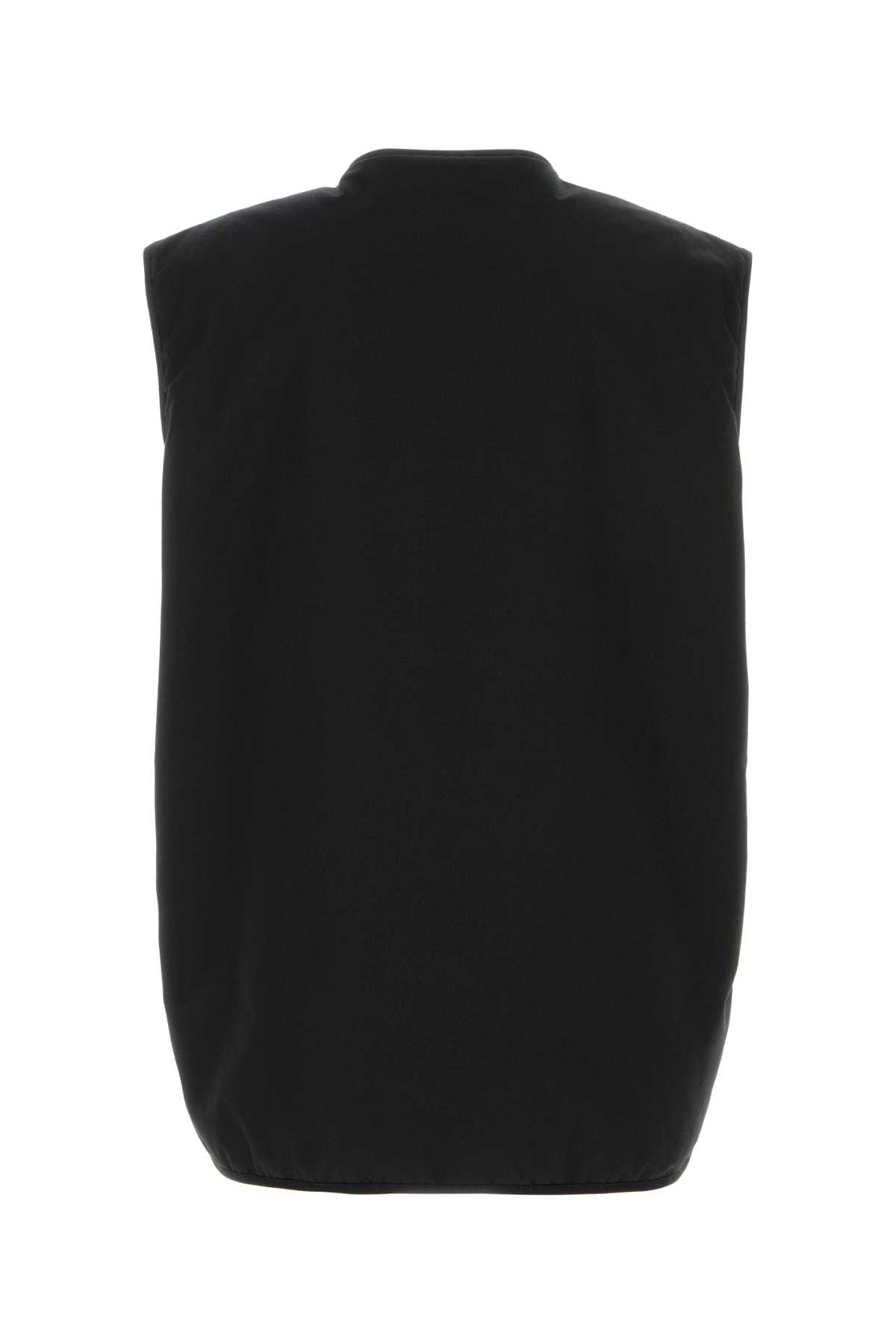 Jil Sander Cotton Sleeveless Vest For Casual Wear In Black