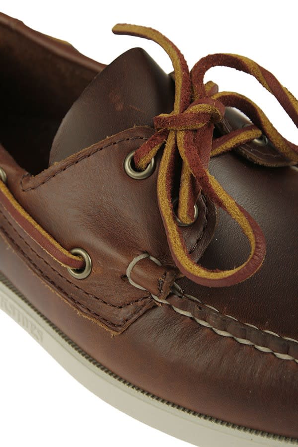 Sebago Docksides Portland Shoes In Cuoio