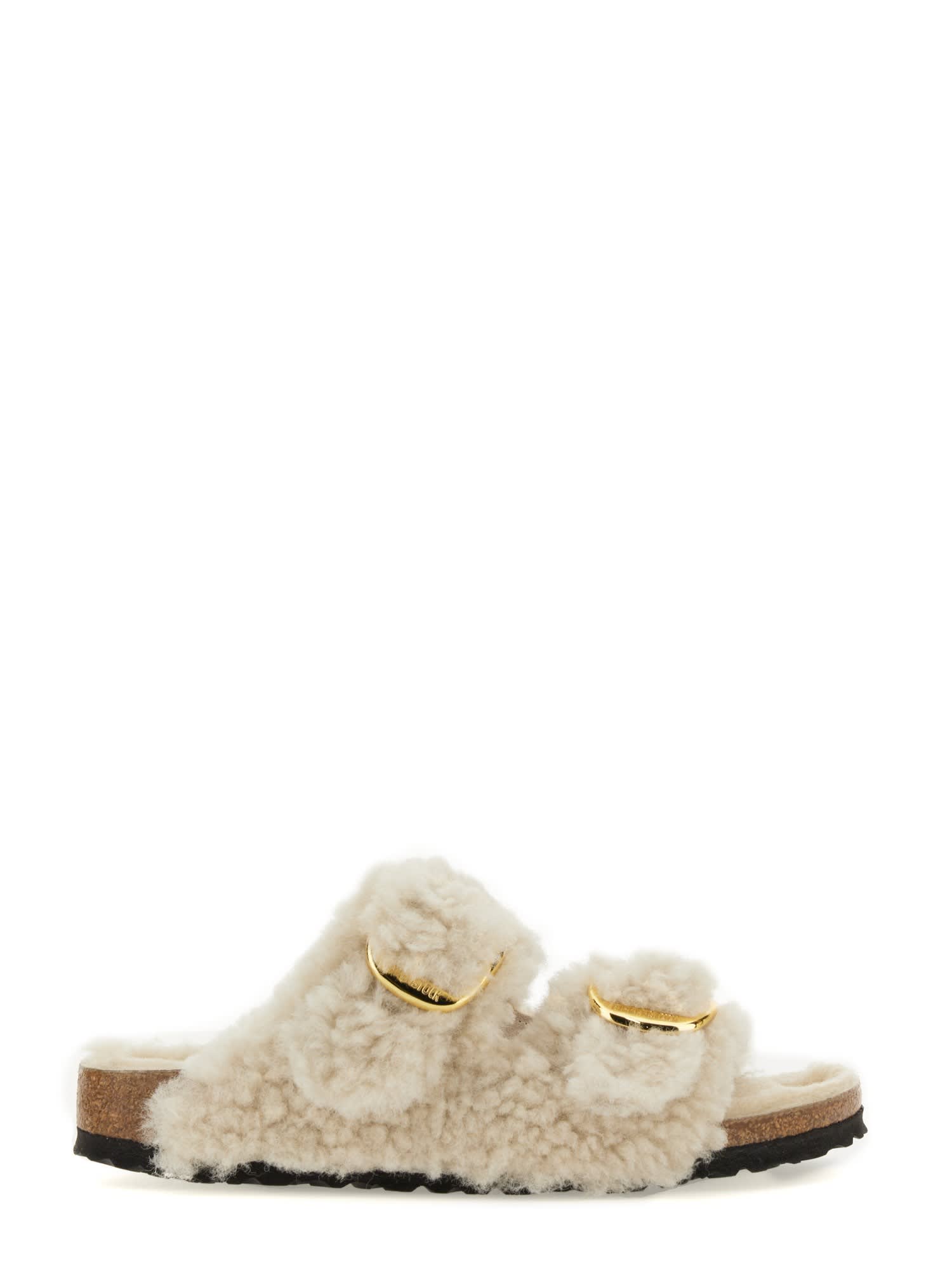 Shop Birkenstock Arizona Shoe In Eggshell