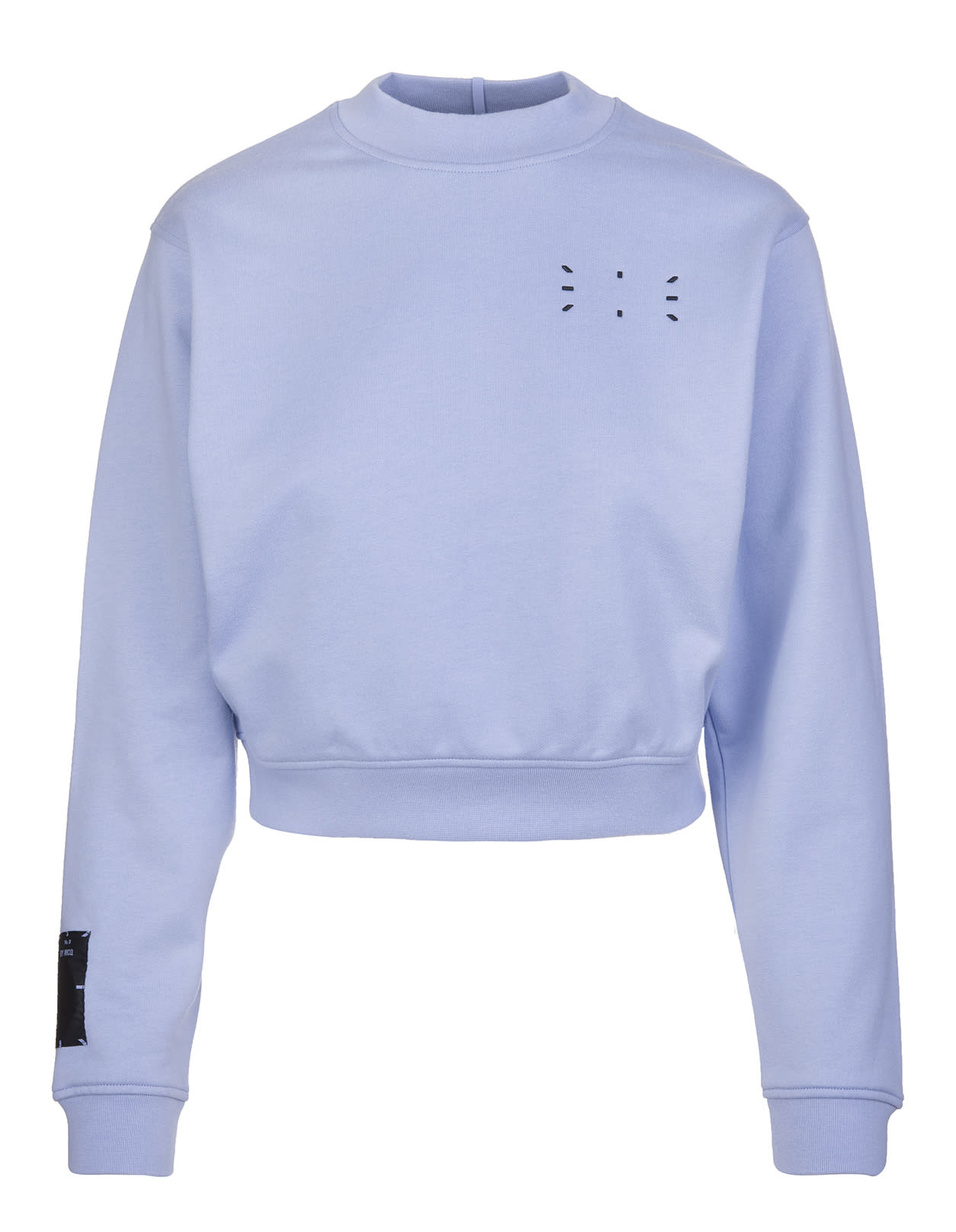 McQ Alexander McQueen Lilac Patch-detail Sweatshirt Woman