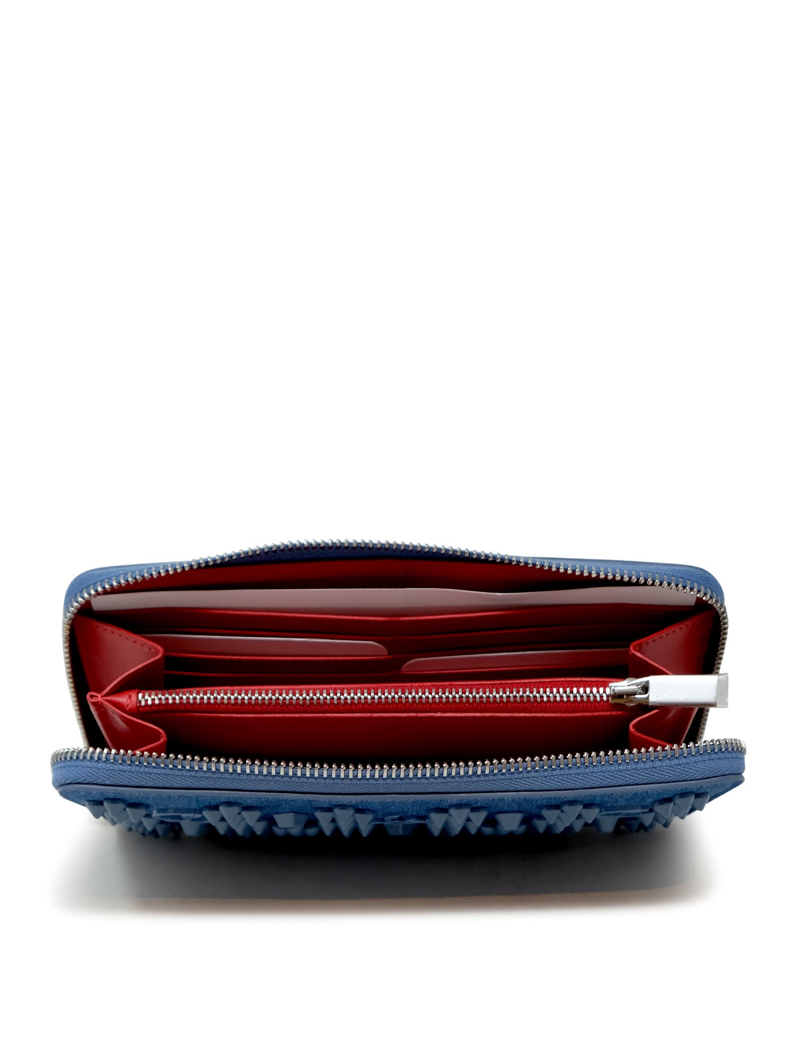 CHRISTIAN LOUBOUTIN CHRISTIAN LOUBOUTIN BLUE PANETTONE LOUBINTHESKY WALLET
