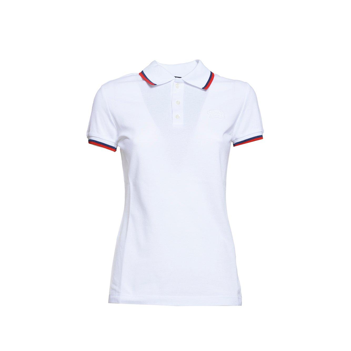 Dsquared2 Short-sleeved Polo Shirt In Bianco