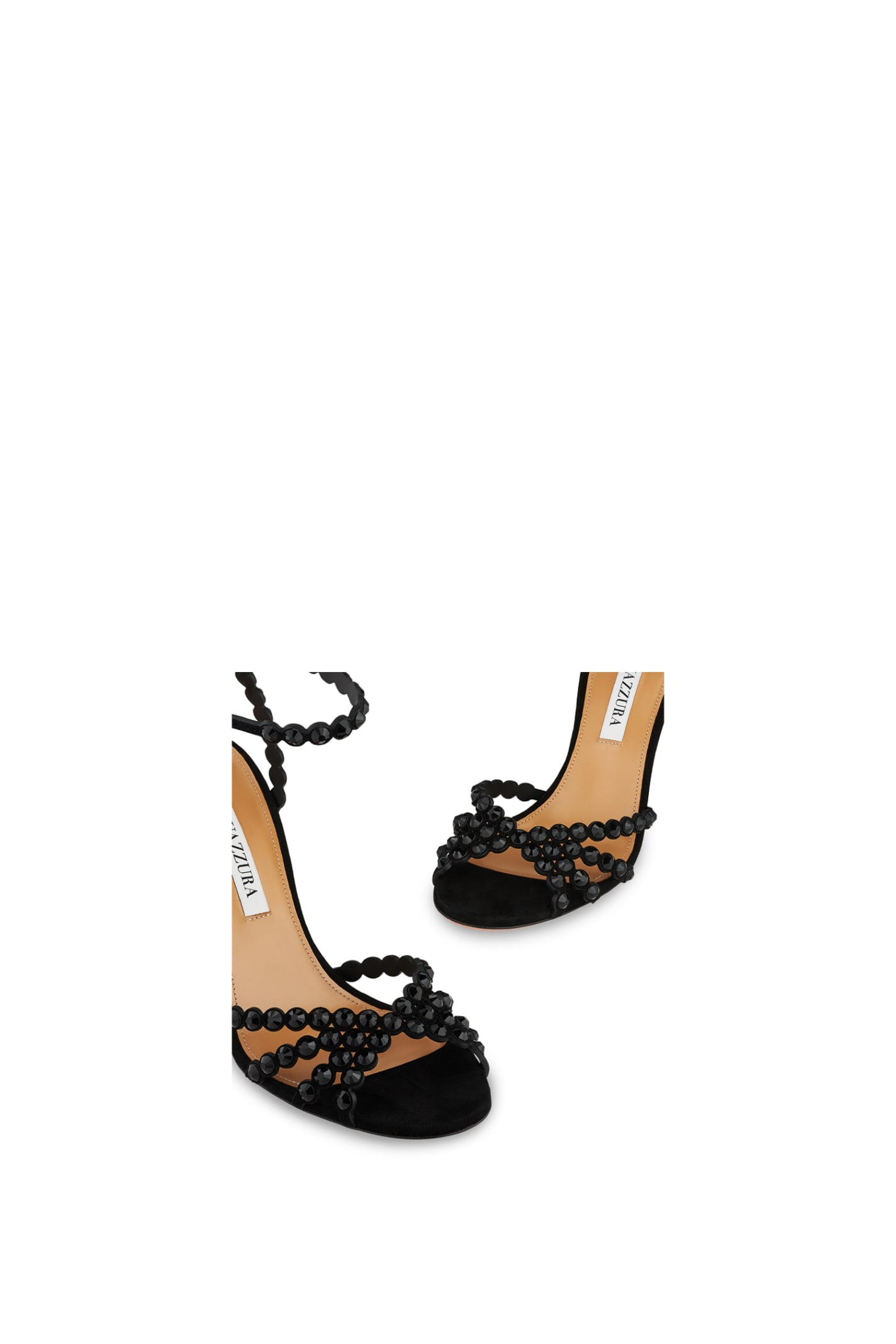 Shop Aquazzura Tequila Sandal In Black