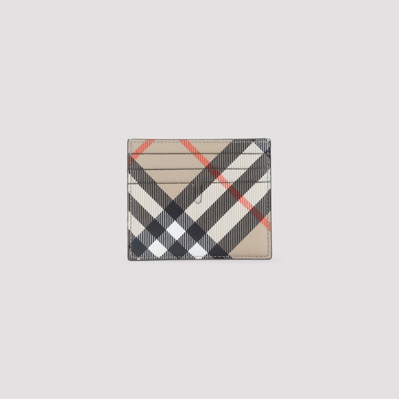 Burberry Tall Sandon Credit Card Case In Sand