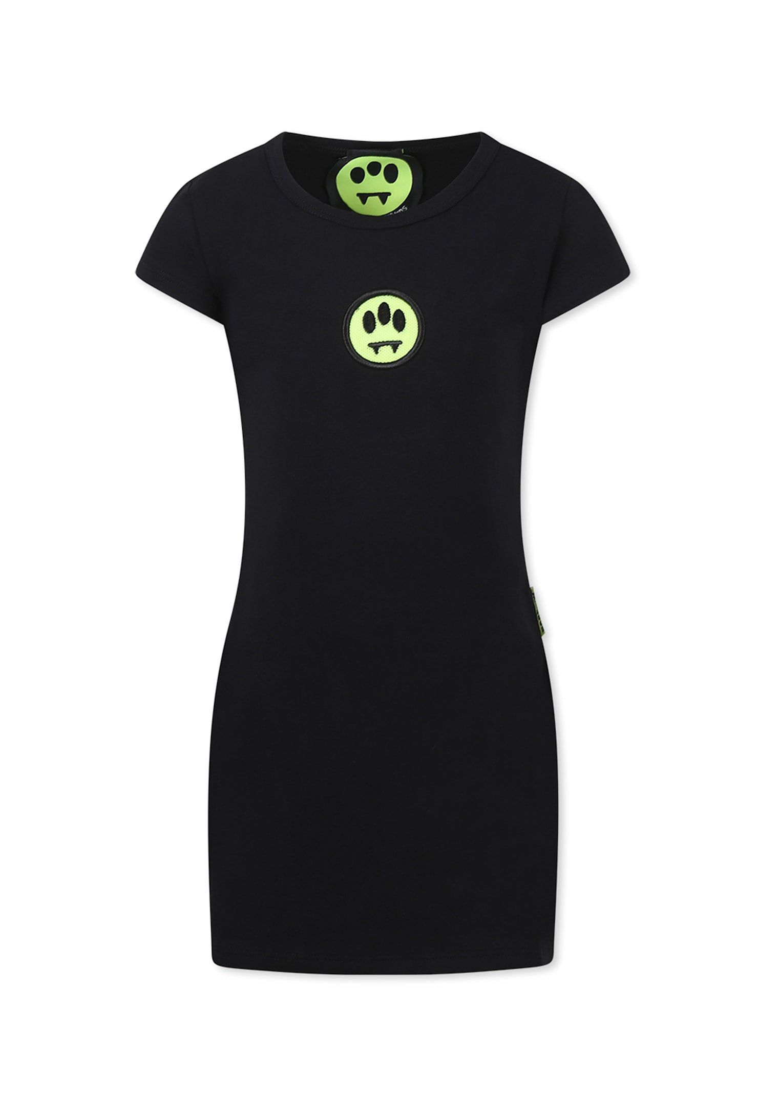 Shop Barrow Black Dress For Girl With Smiley