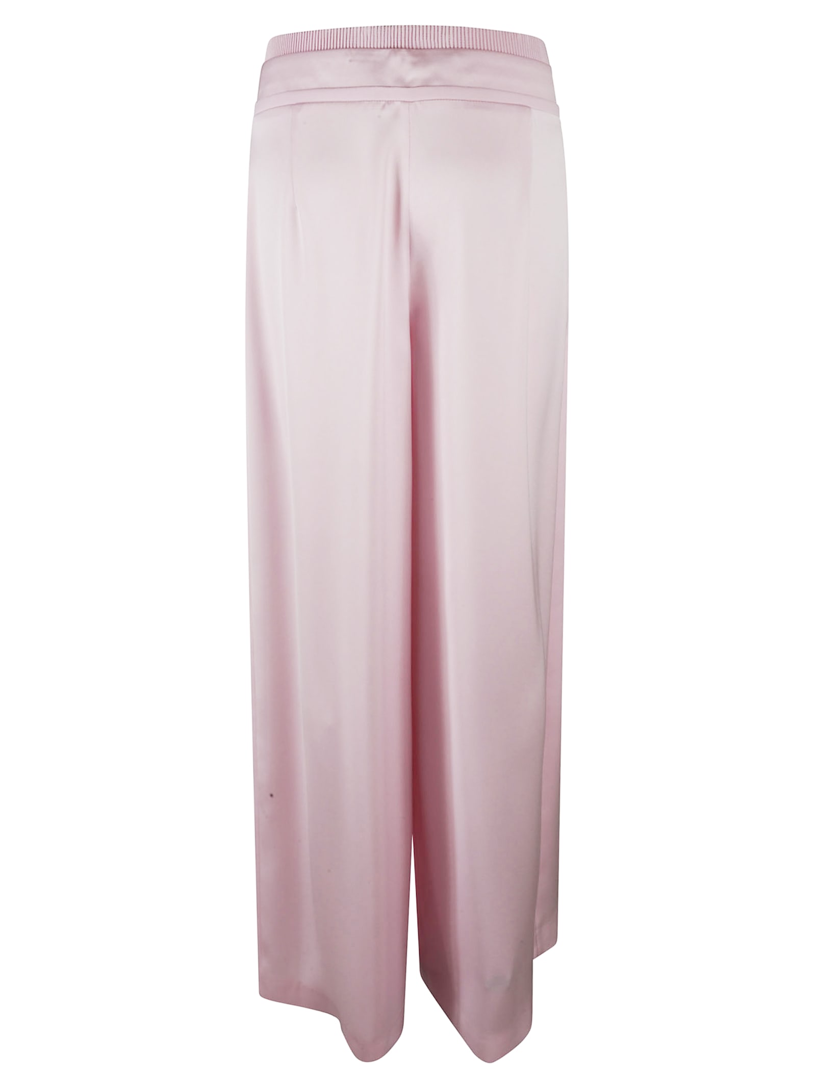GENNY ELASTIC WAIST WIDE LEG TROUSERS