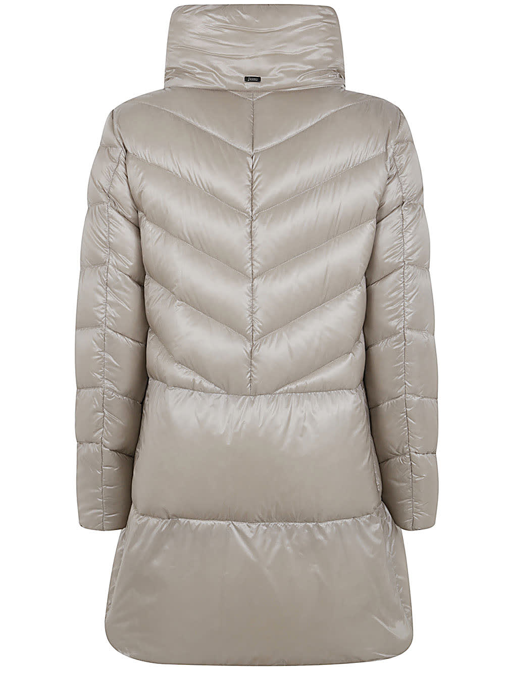 Shop Herno A-shape Down Jacket In Chantilly