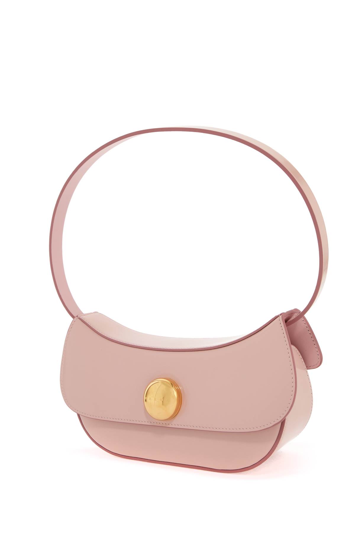 Shop Marni Small Butterfly Hobo Bag In Antique Rose (pink)