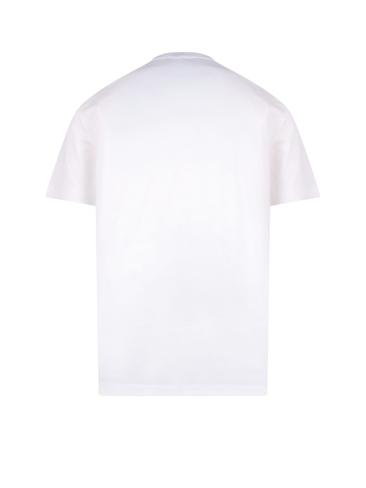 Shop Versace T-shirt In 1w010-white