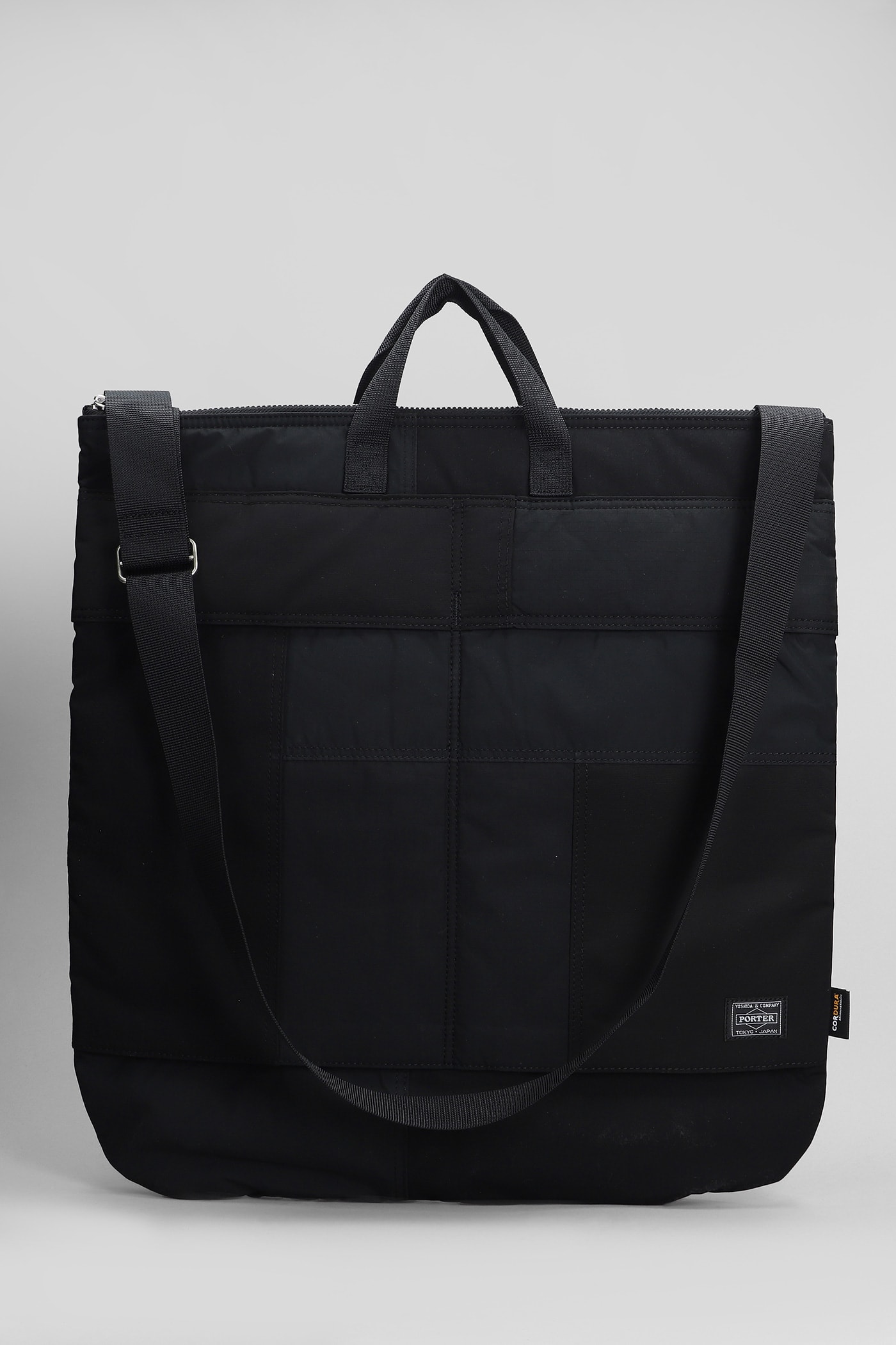 Shop Comme Des Garçons Homme Deux Tote In Black Cotton