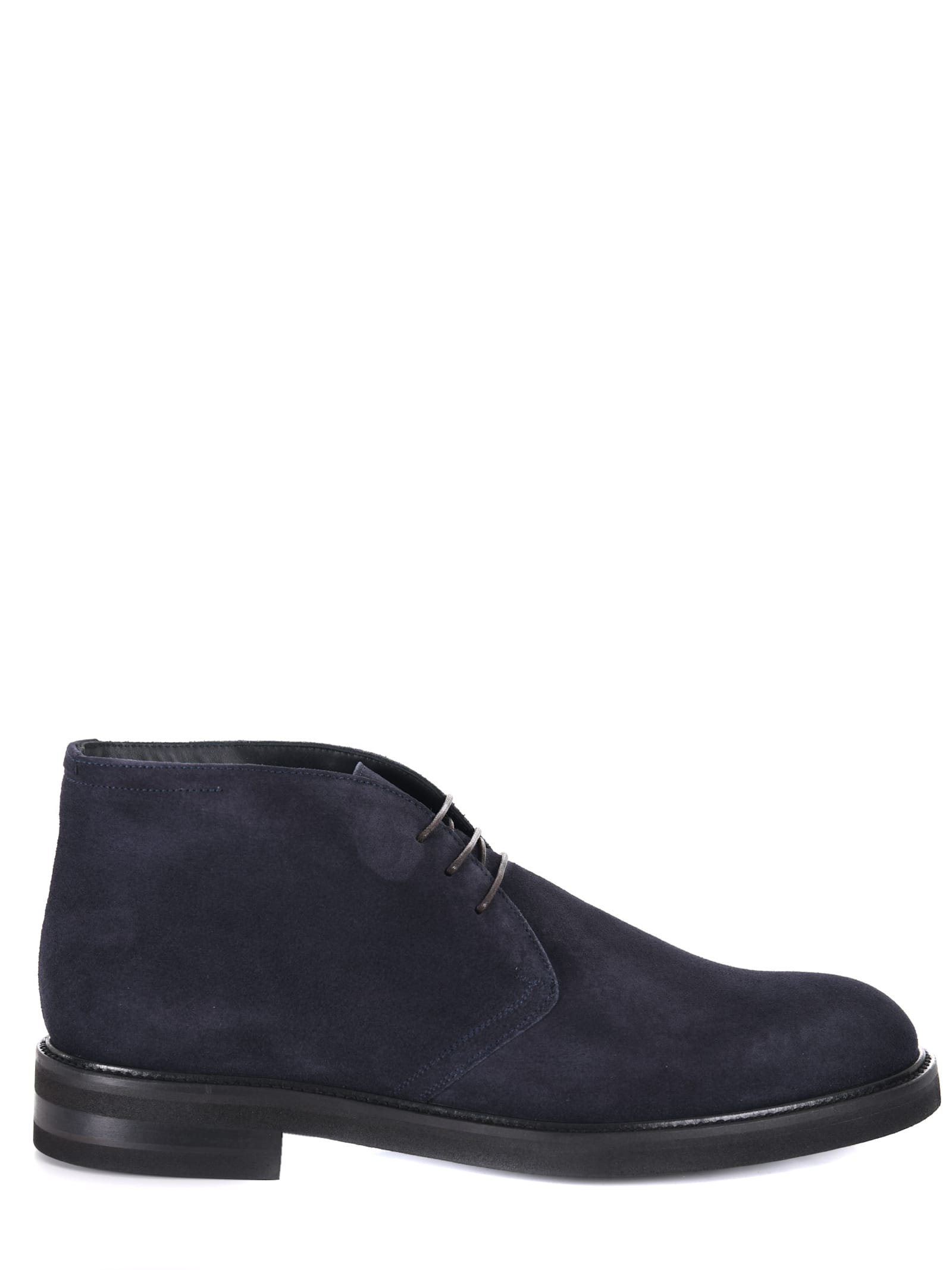 Shop J. Wilton Jerold Wilton Suede Ankle Boots In Blue