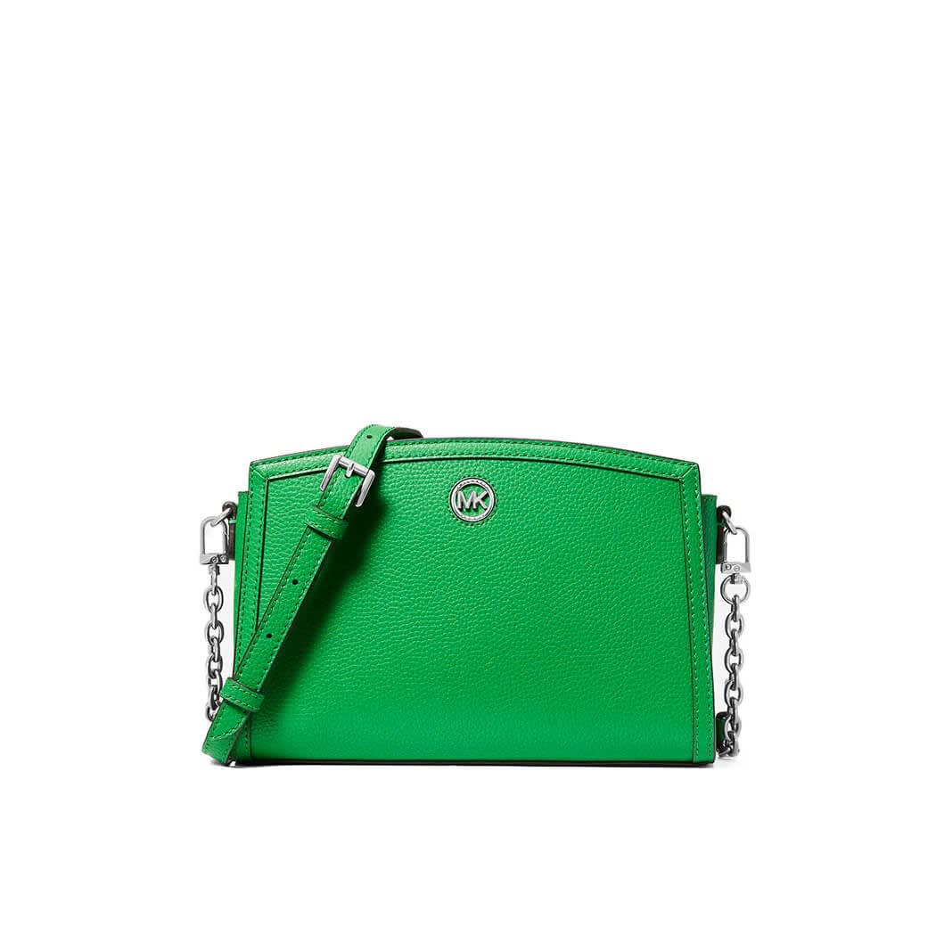 Michael Kors Chantal Green Crossbody Bag | ModeSens