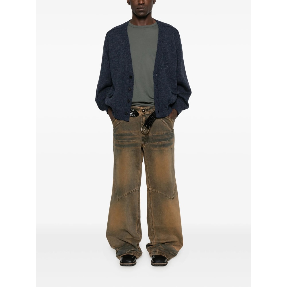 Magliano Grampa Buttoned-up Cardigan In Blue