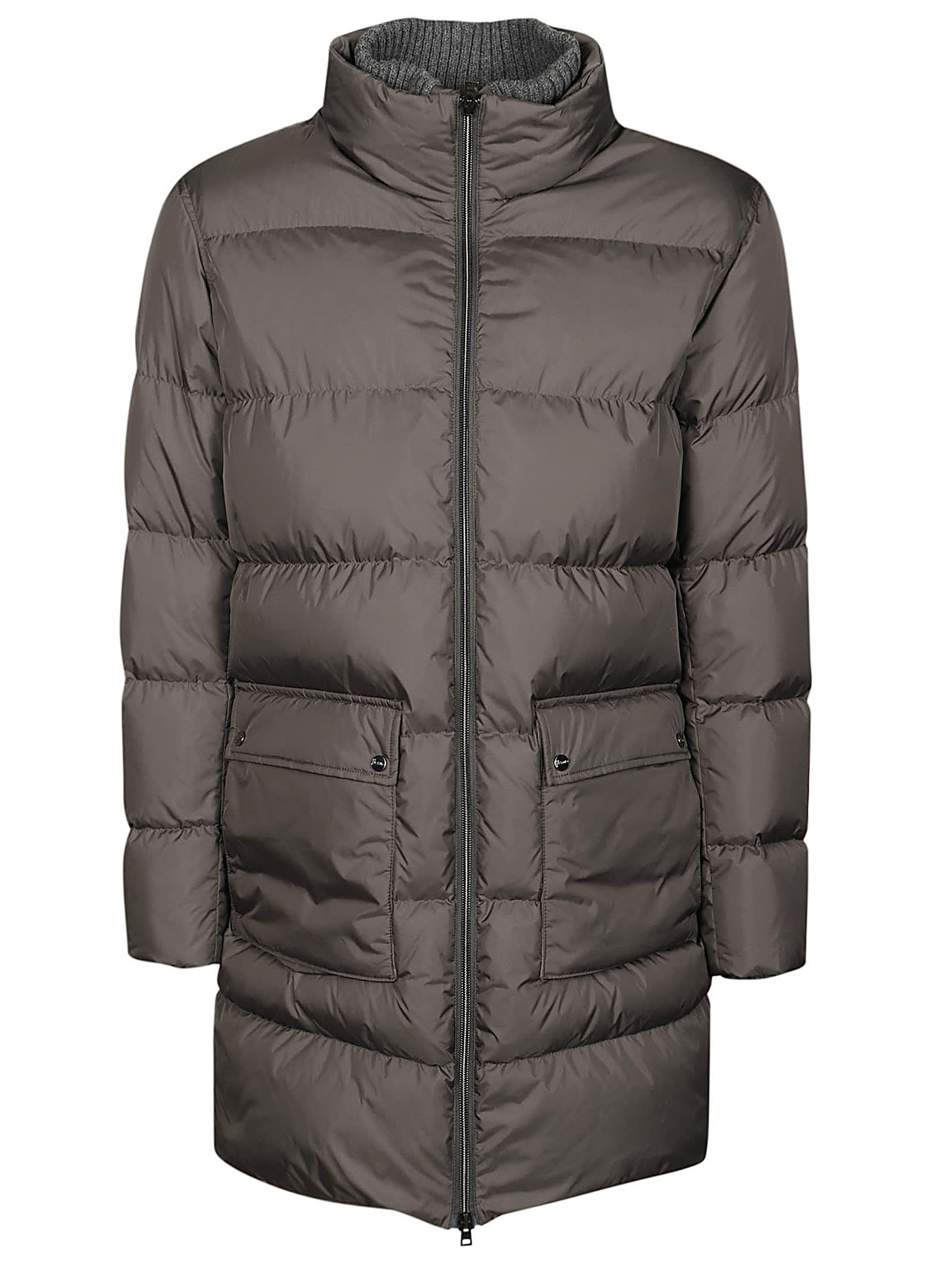 Shop Herno Down Jacket In Grigio