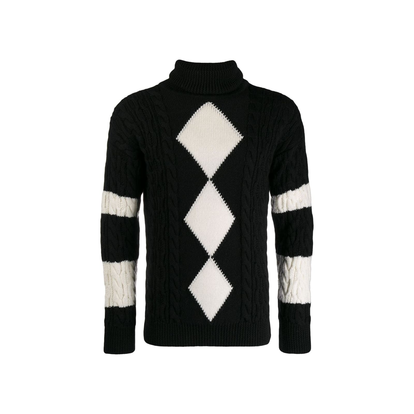 Saint Laurent Wool Turtleneck Sweater Knit