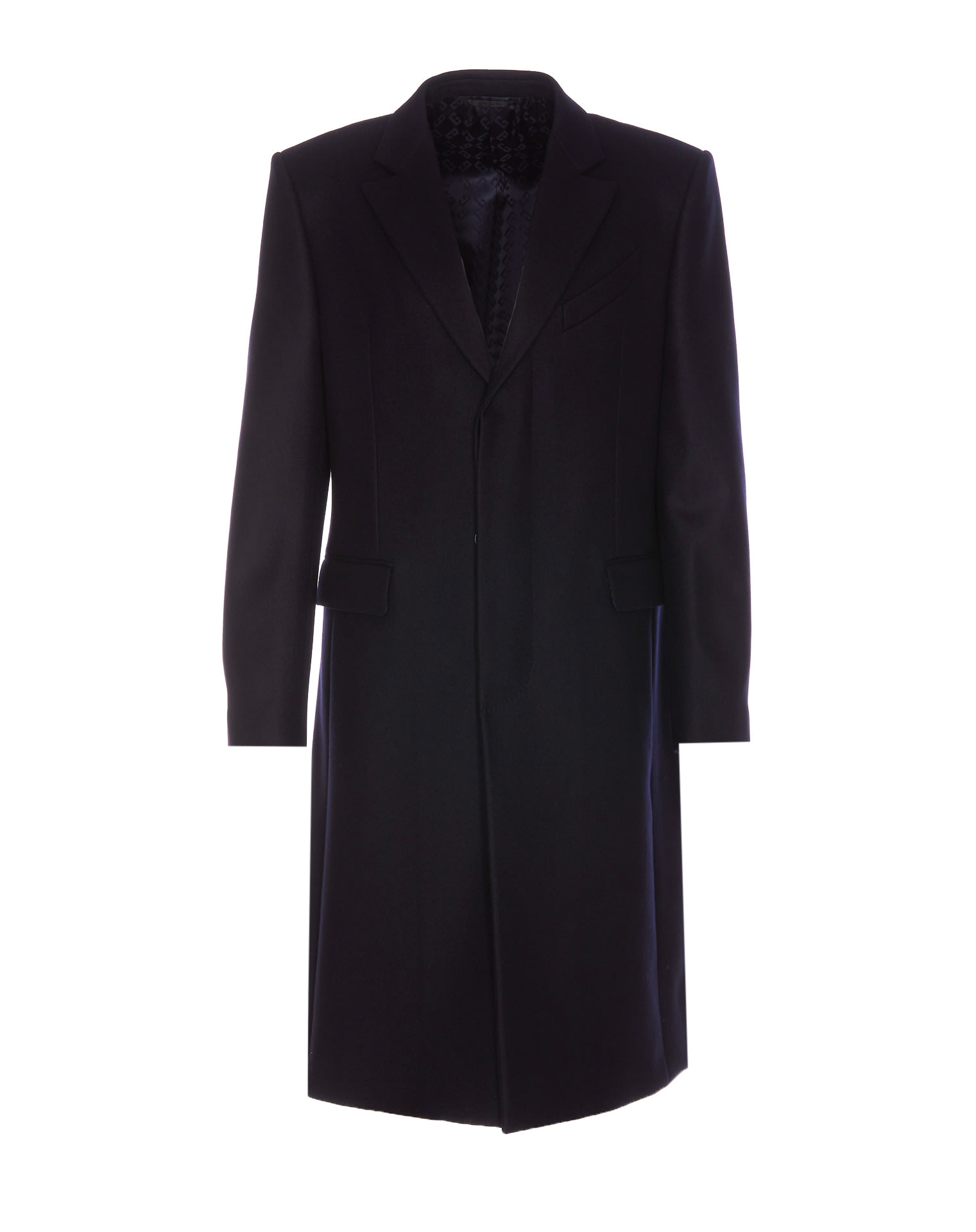 Shop Givenchy Wool Coat In Blue