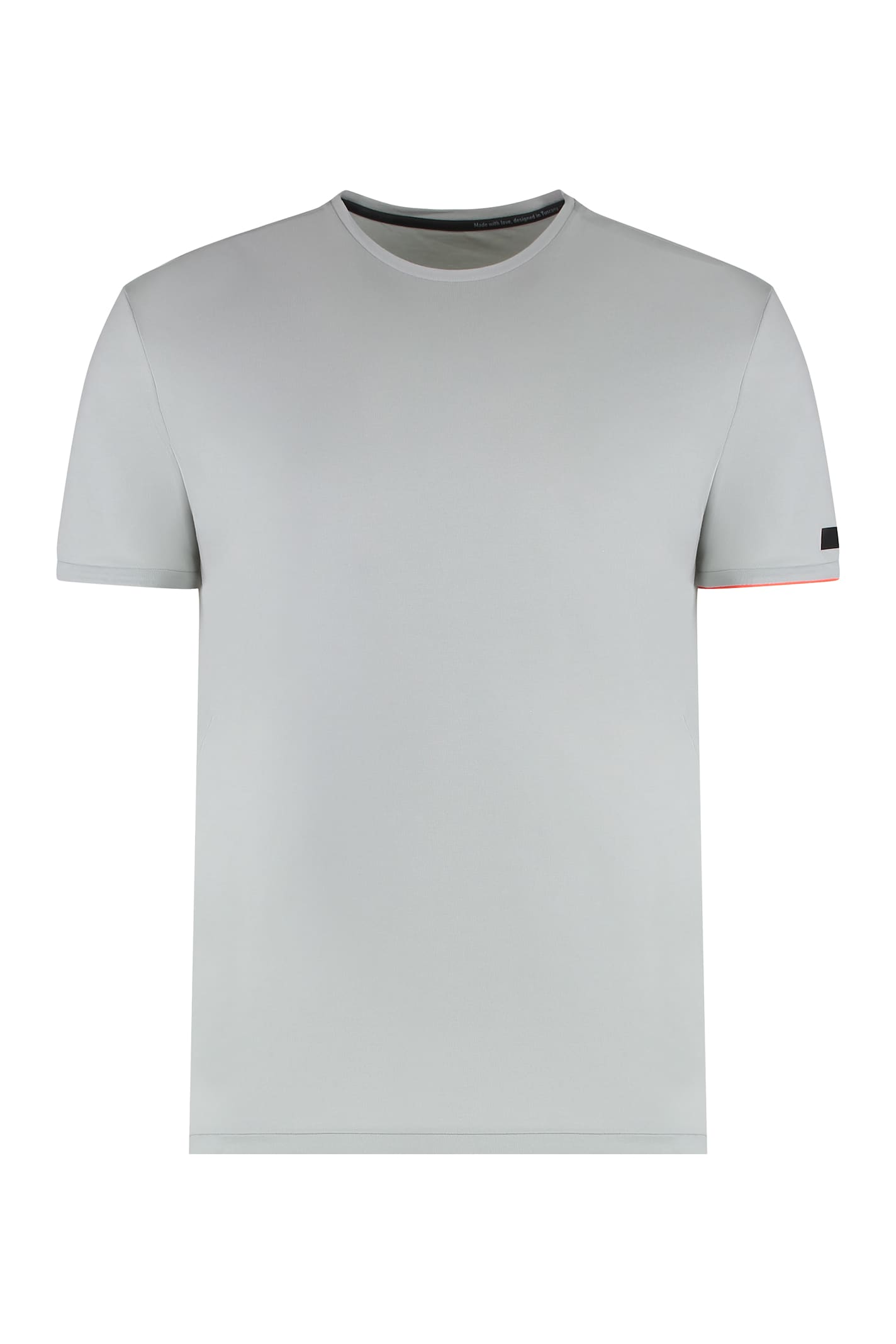 Cotton Blend Crew-neck T-shirt