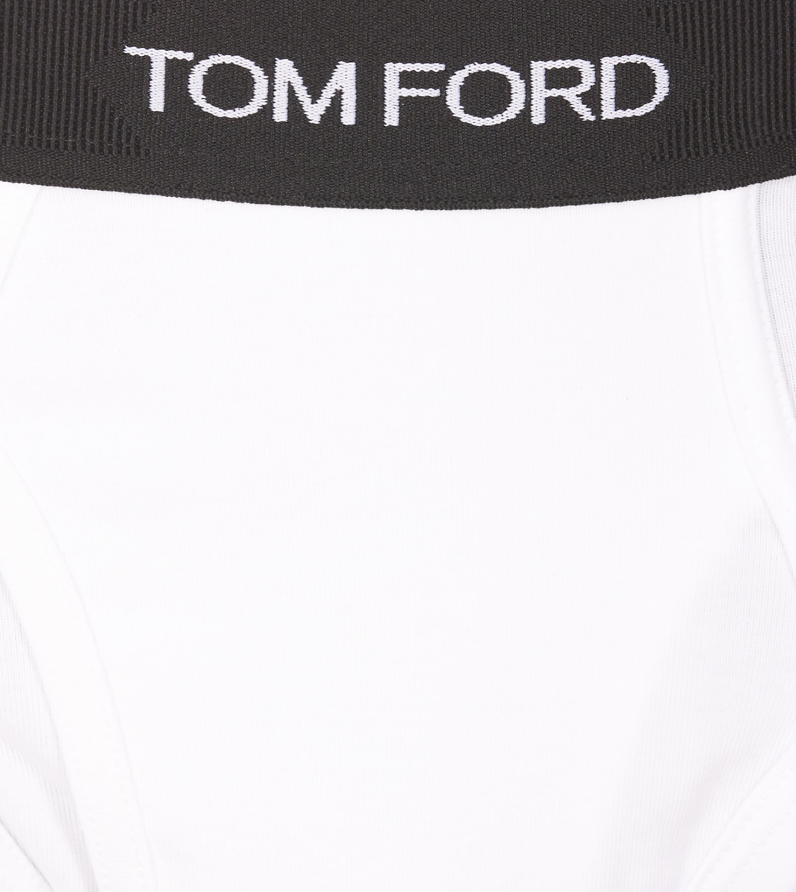 Shop Tom Ford Logo Bipack Slip In White