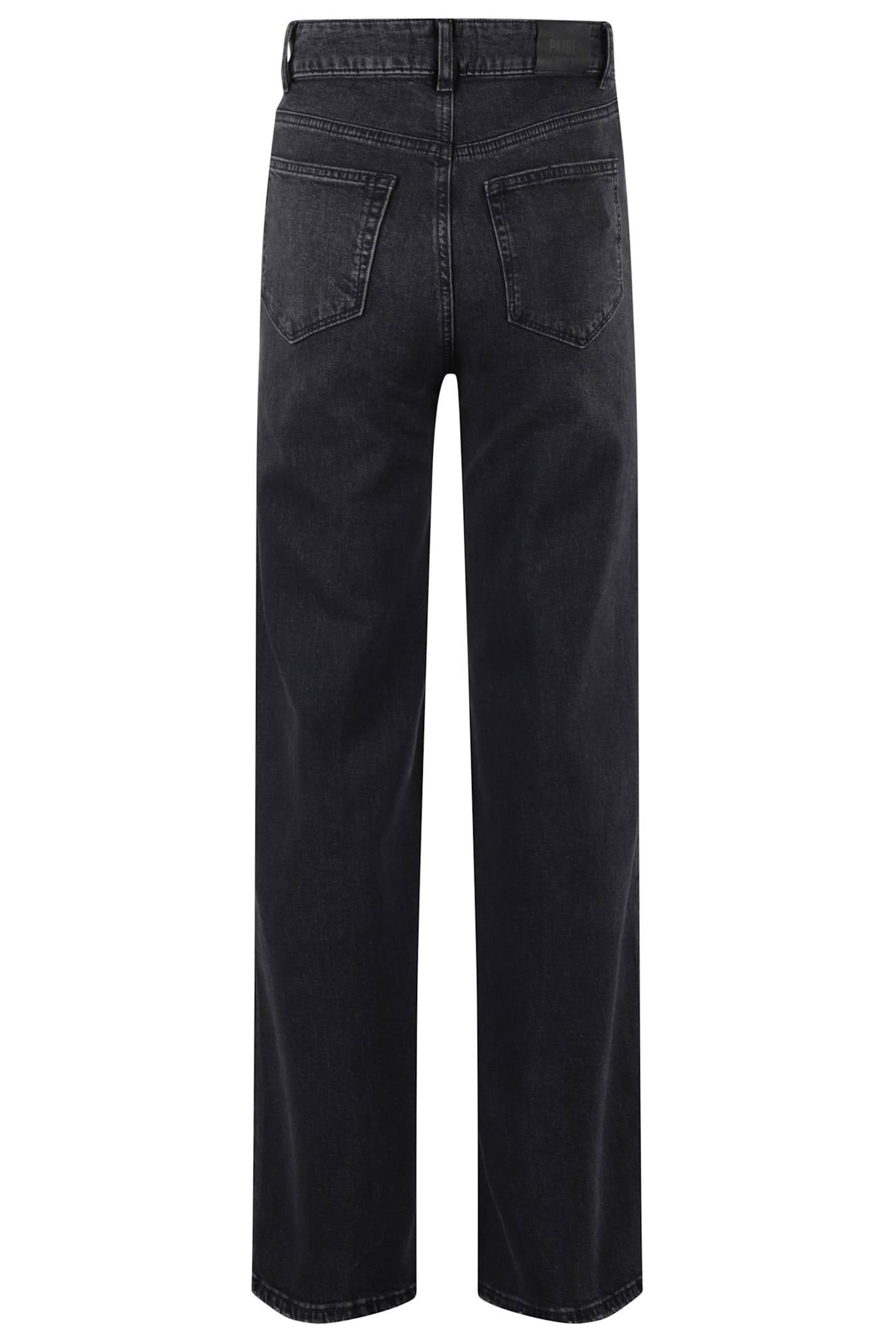 Paige Sasha Jeans Viper Black Distressed In Black