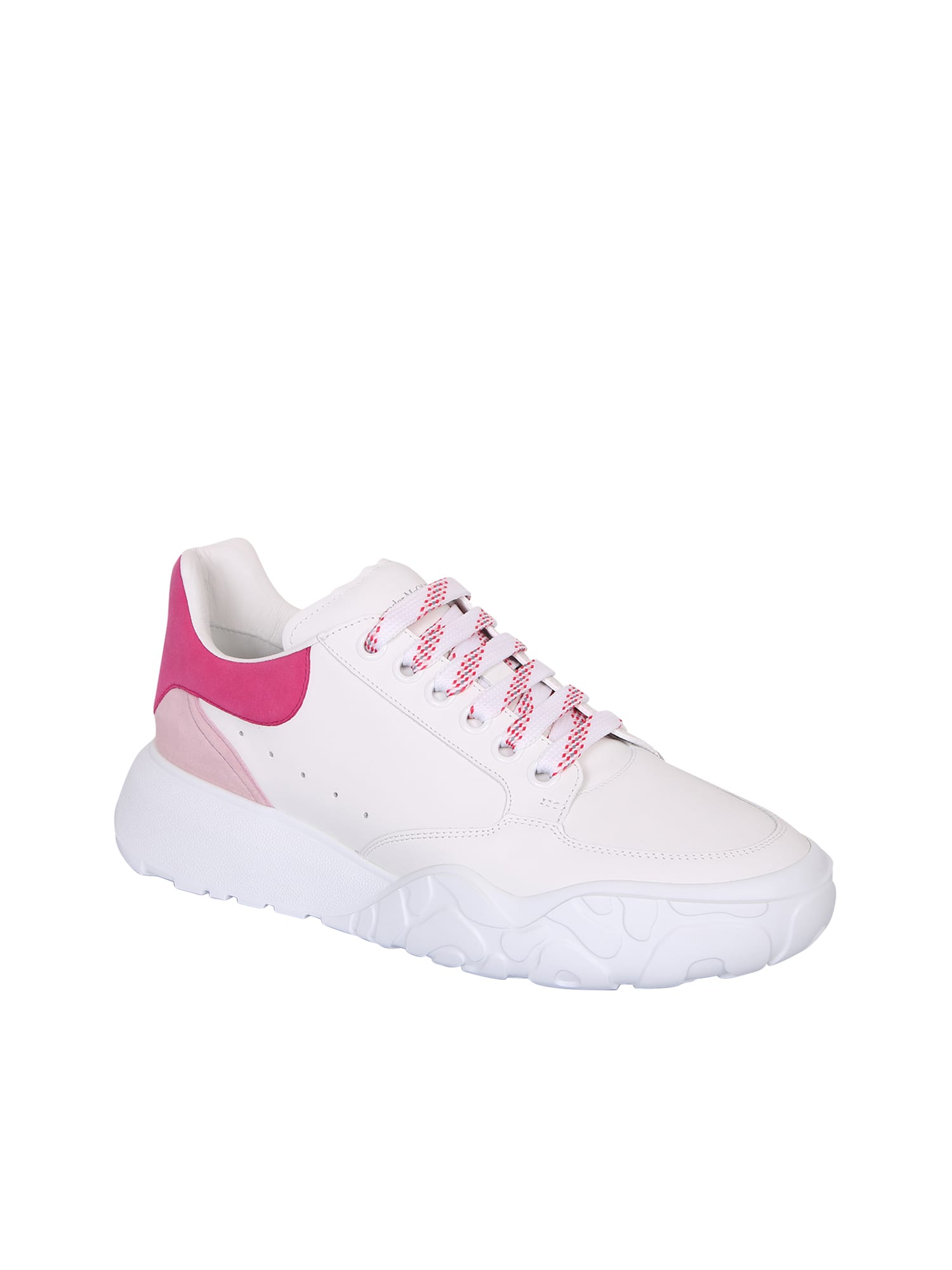 Alexander Mcqueen Court Lace-up Sneakers In White