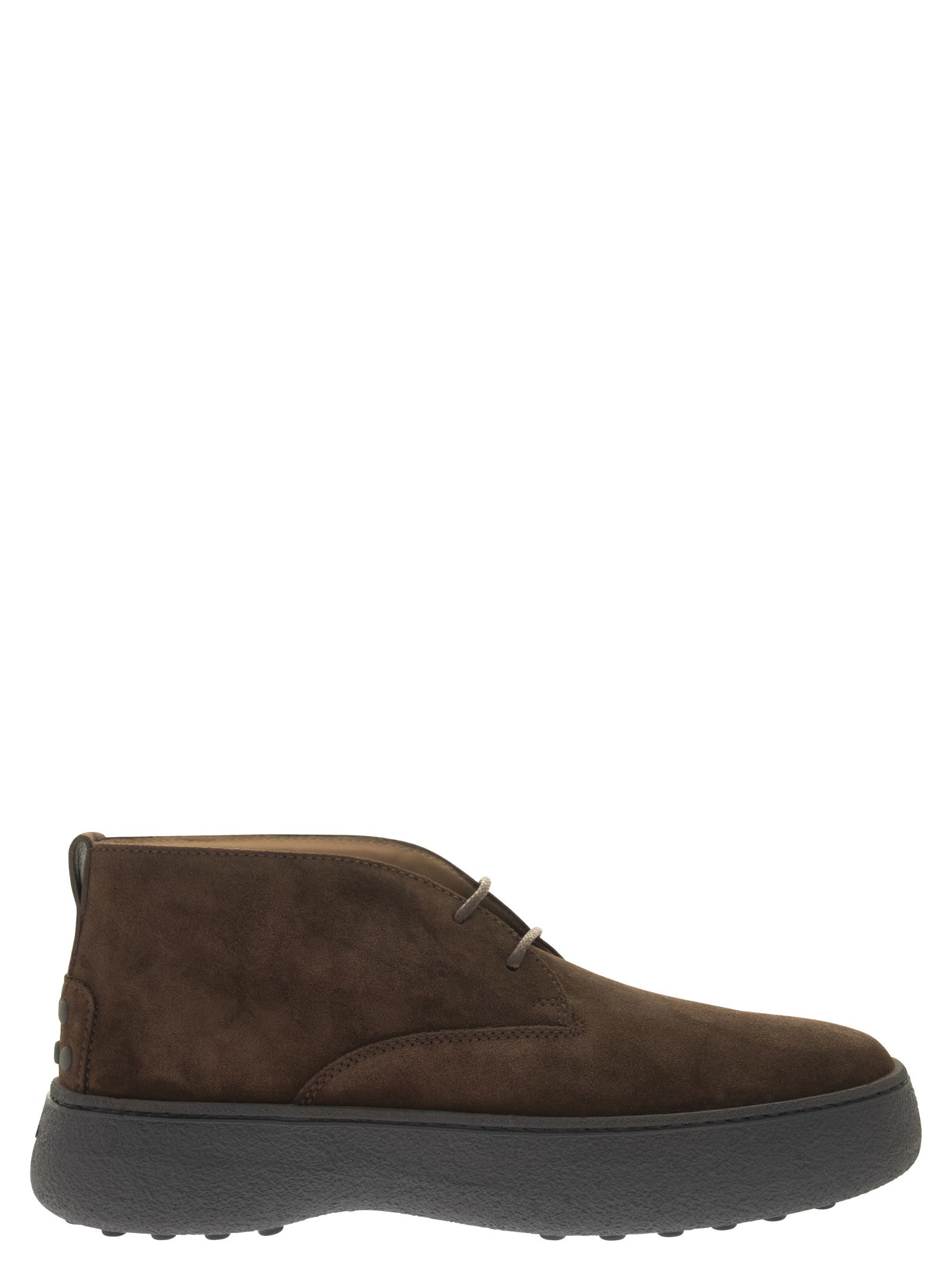 Tod's Suede Leather Ankle Boots