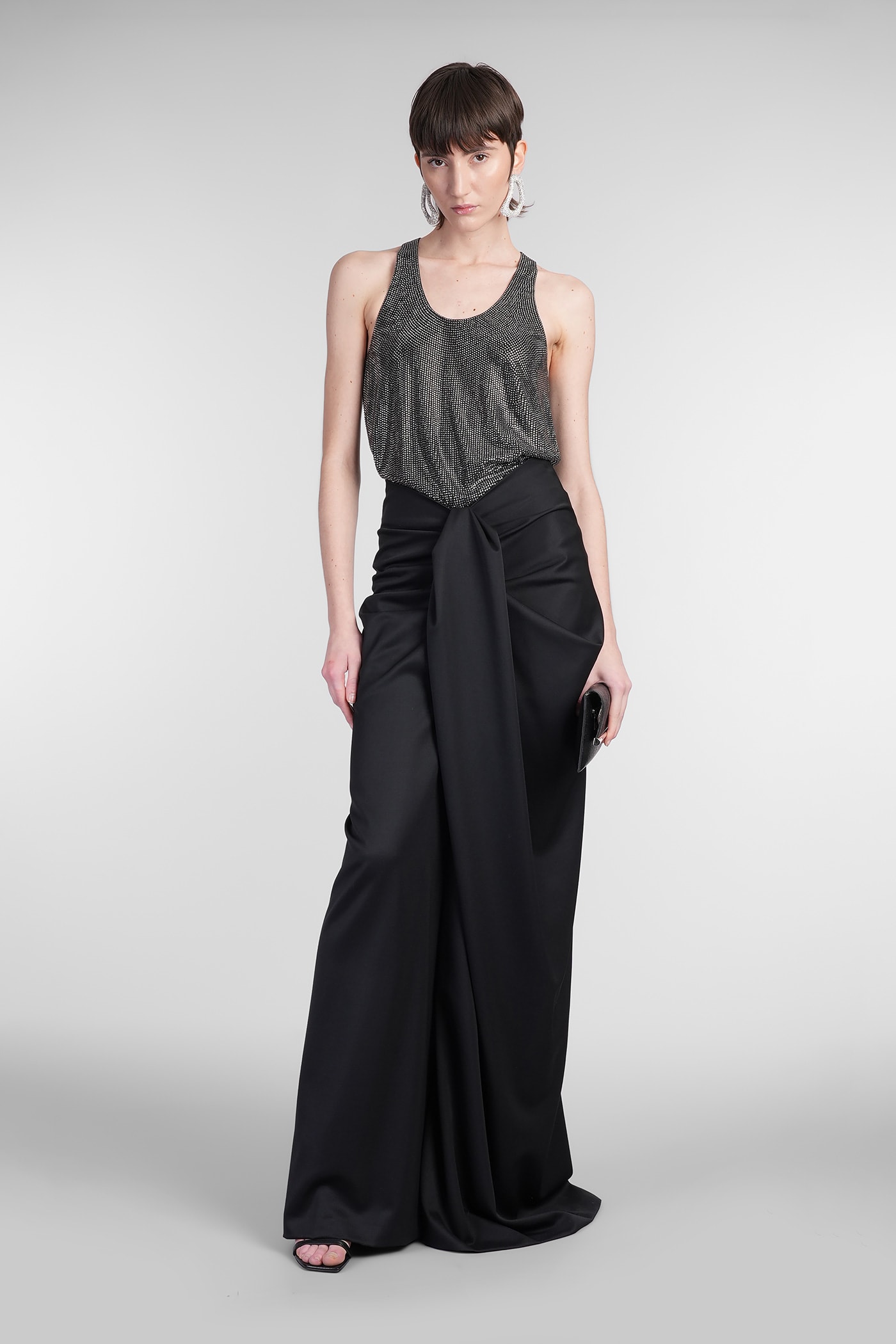 Giuseppe Di Morabito Pants In Black Wool In Black