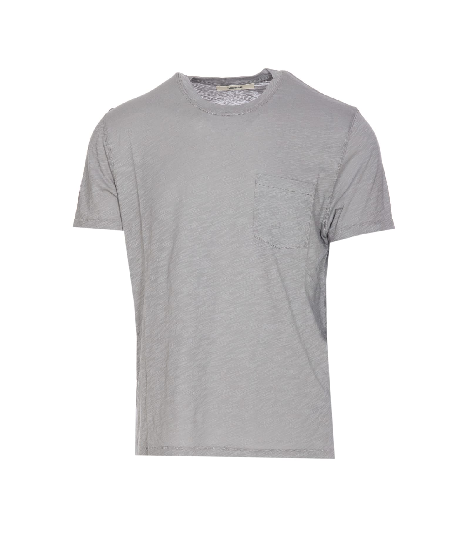 Zadig &amp; Voltaire Stockholm Flamme T-shirt In Grey