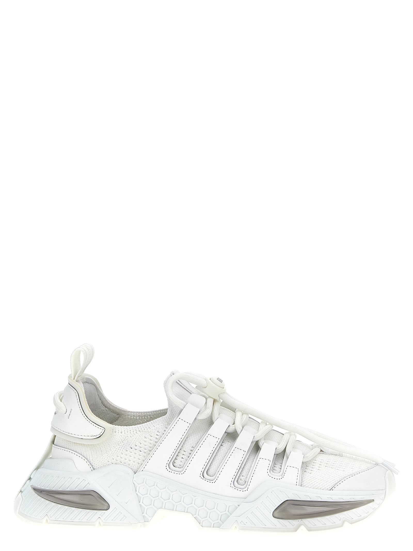 Shop Dolce & Gabbana Airmaster Sneakers In White