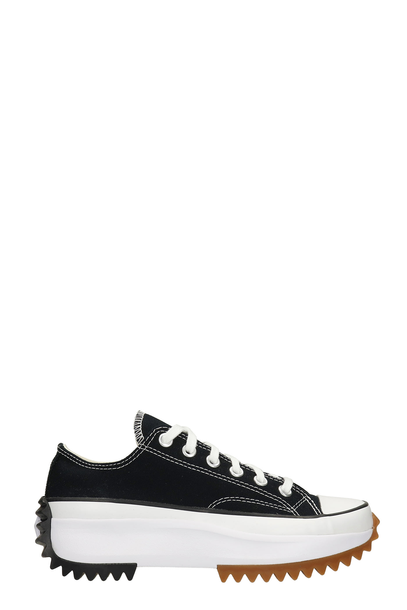 Converse Black Run Star Hike Low Top Sneakers In Black