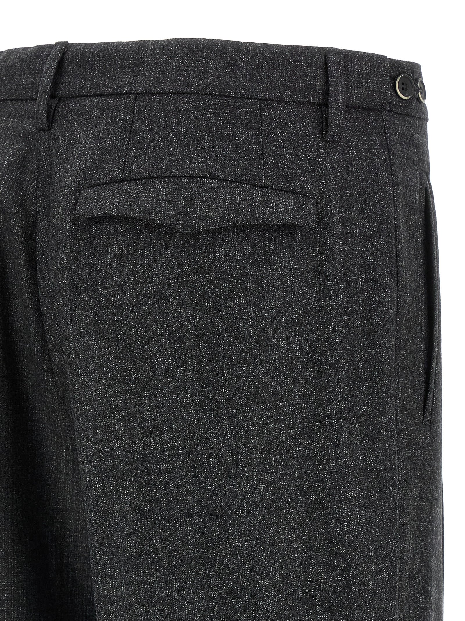 Barena Venezia Logo Casual Pants In Black