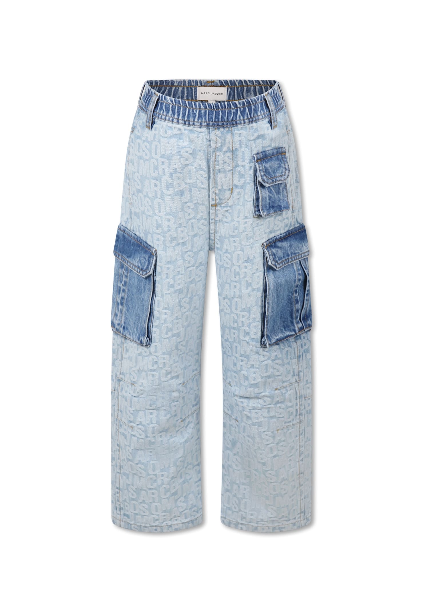 Marc Jacobs Denim Jeans For Boy With Logo In Denim