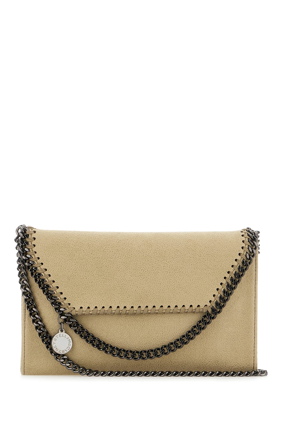 Stella Mccartney Falabella Mini Crossbody Bag In Light Khaki
