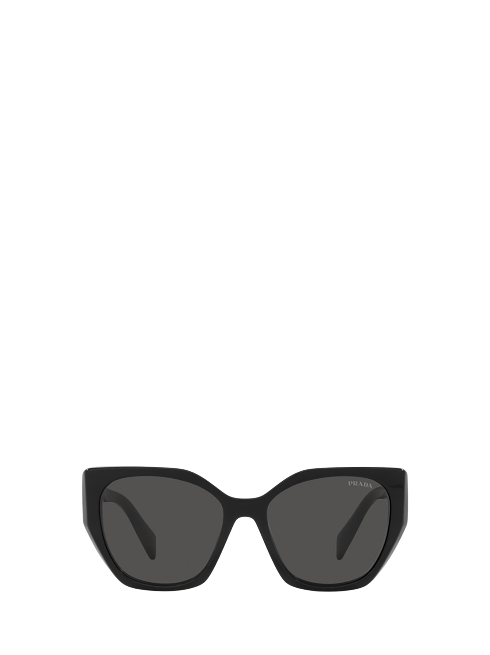 Shop Prada Pr 19zs Black Sunglasses