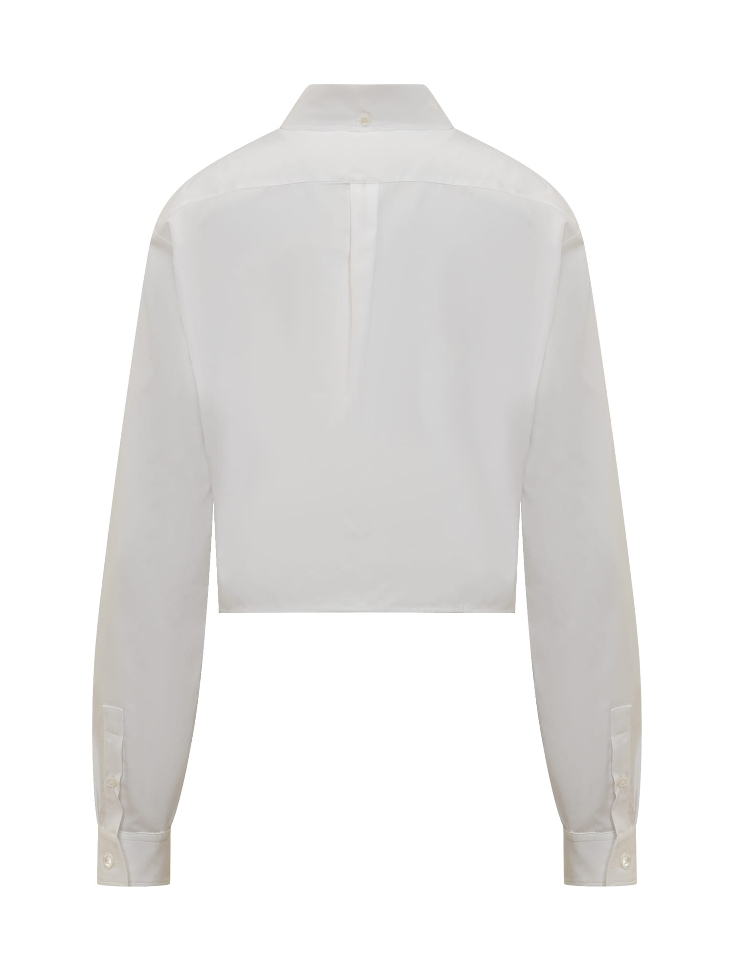 Givenchy 4g Cropped Shirt In White