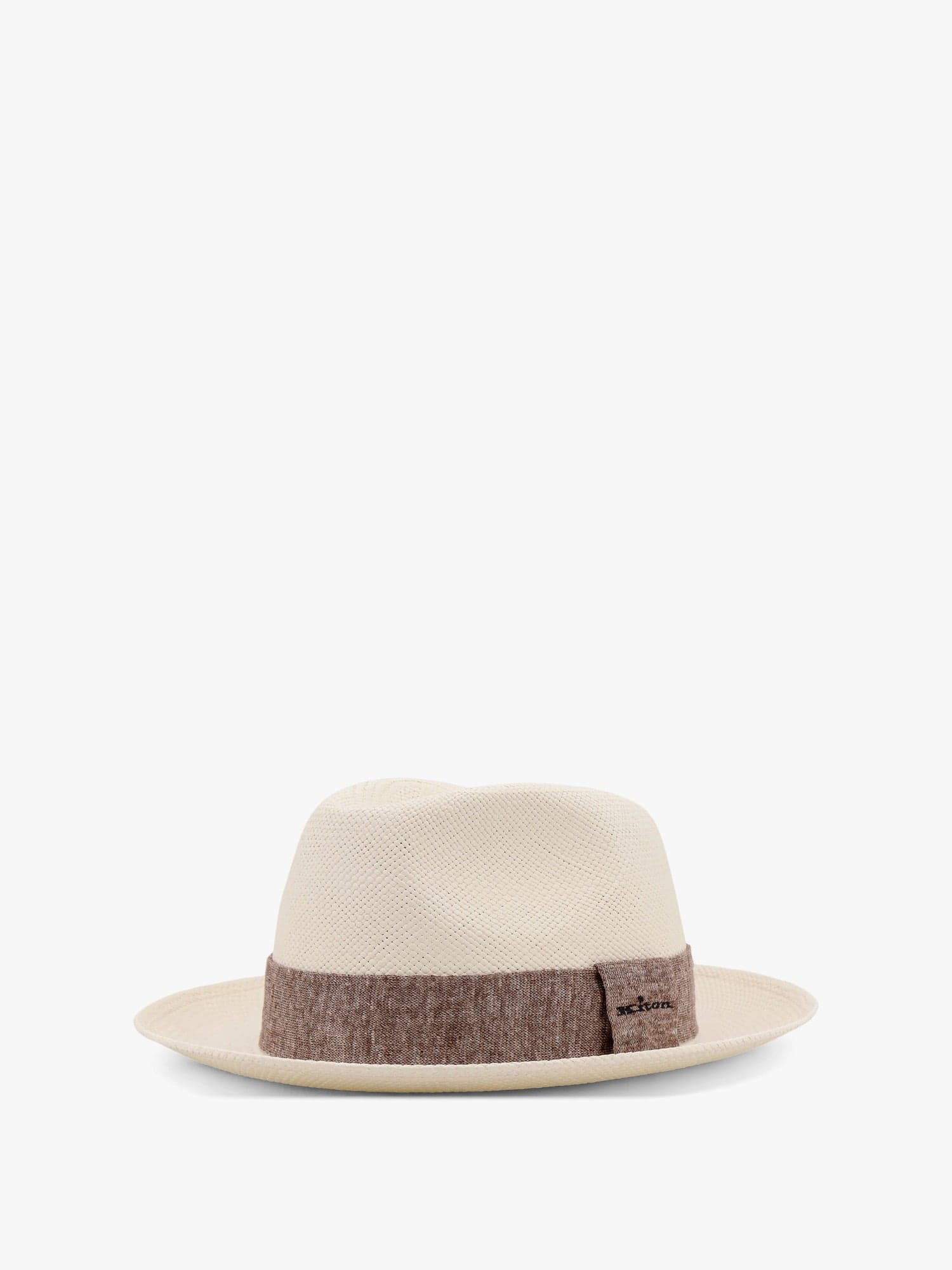 Kiton Straw Panama Hat In White