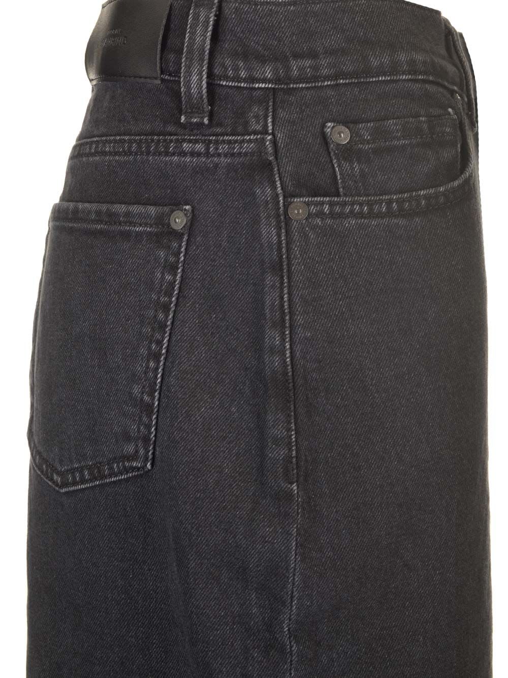 Shop 7 For All Mankind Kellie Skirt Thunder In Black