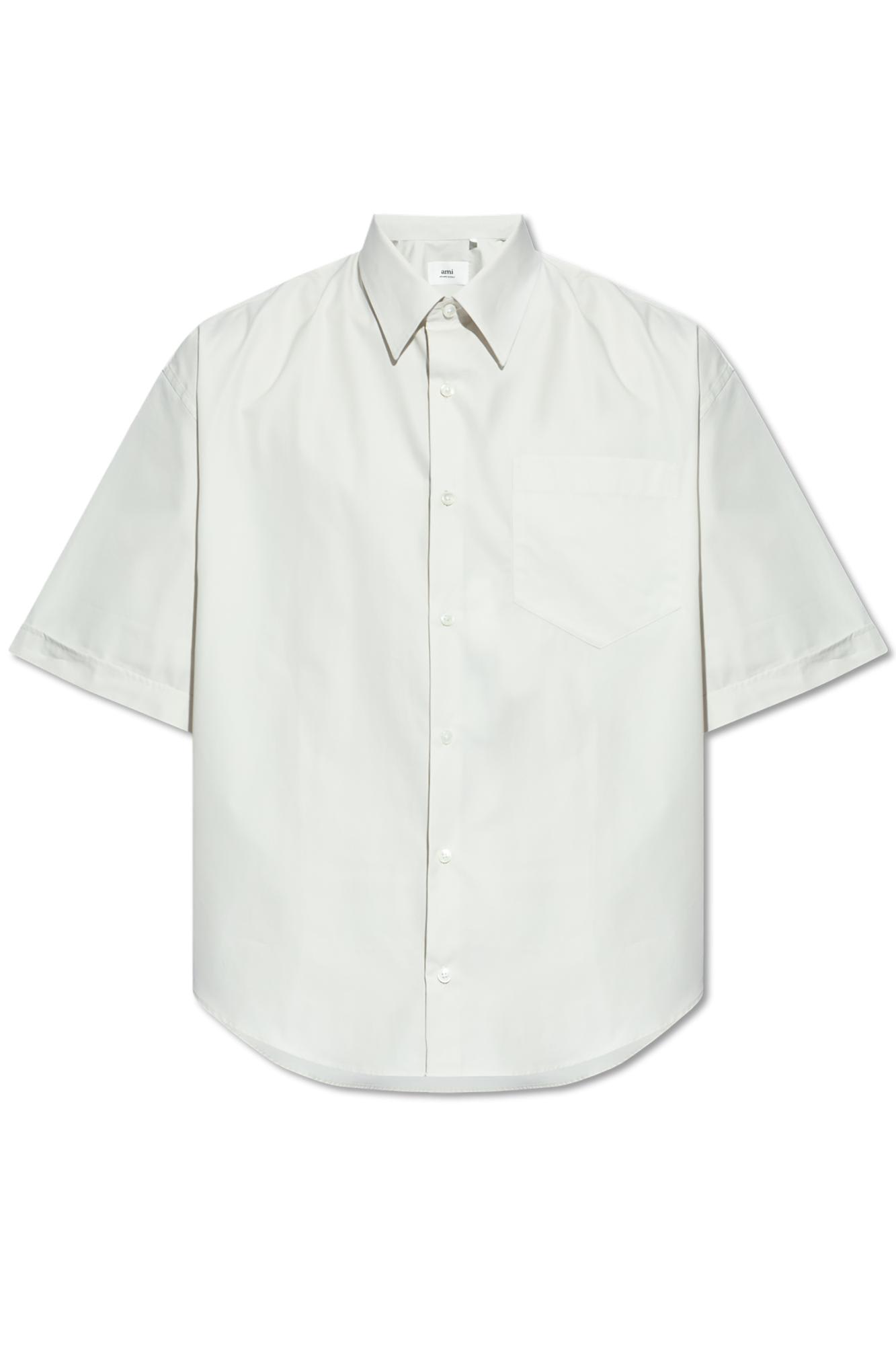 Cotton Shirt With Logo
