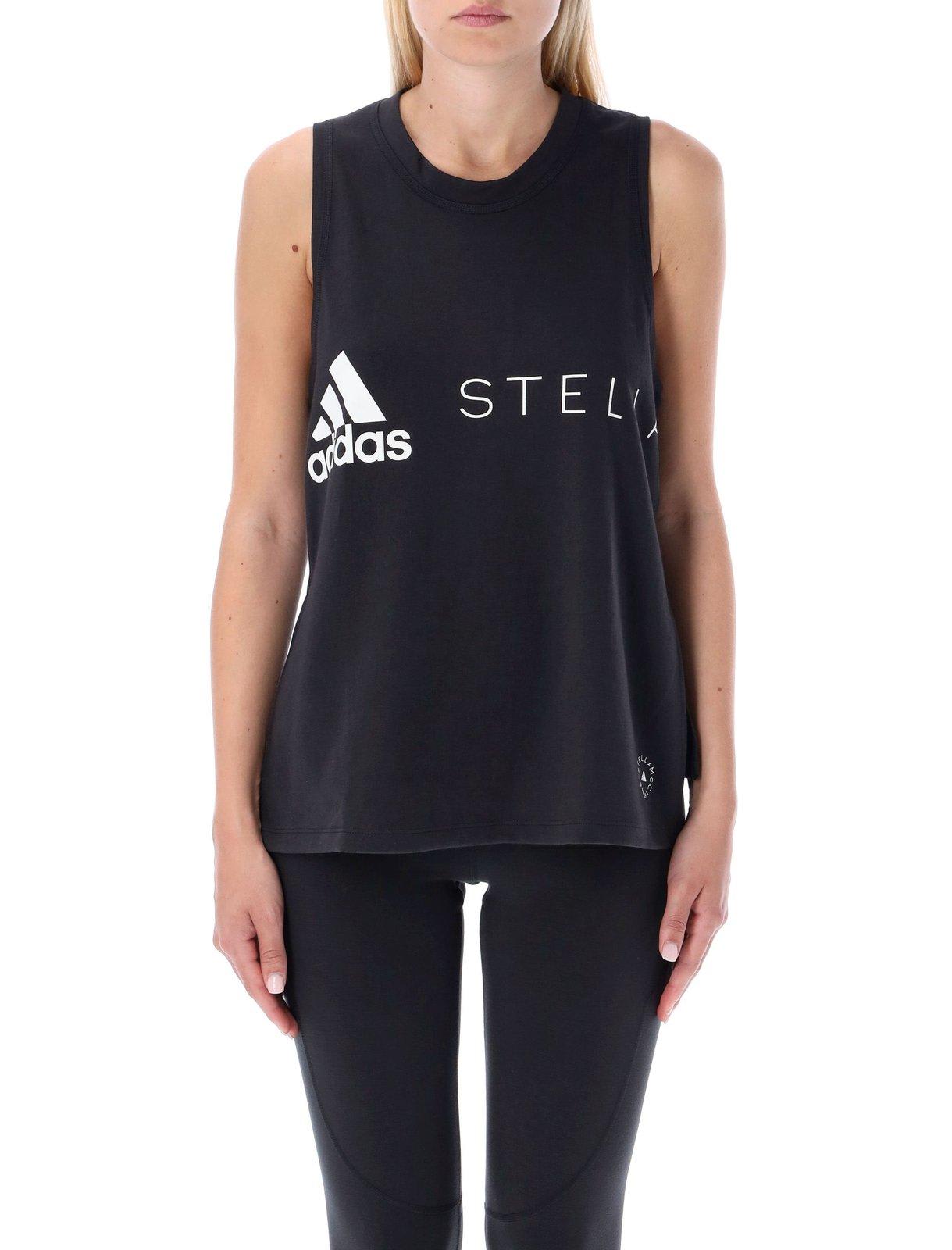 ADIDAS BY STELLA MCCARTNEY LOGO PRINTED TANK TOP